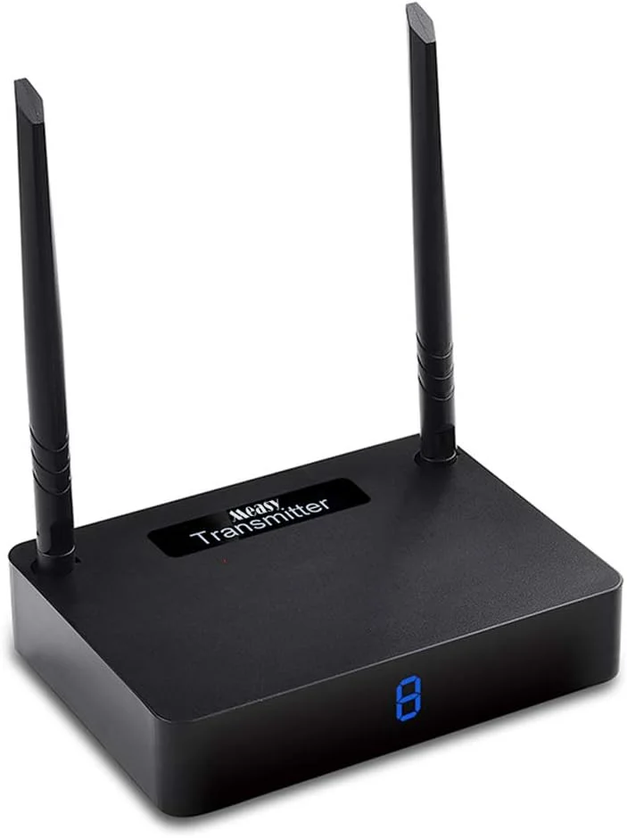 فرستنده و گیرنده صوتی و تصویری بی سیم 2.4 گیگاهرتز AV VCD با کنترل از راه دور 200 متری HD585 برای انتقال