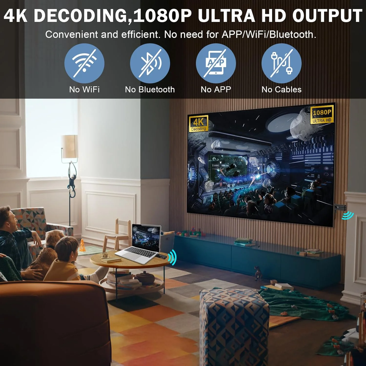 فرستنده و گیرنده HDMI بیسیم، نمایشگر LED ارتقا یافته 2025، رمزگشایی 4K و خروجی 1080P، توسعه دهنده HDMI بیسیم قابل حمل 2.4G/5G، سازگار با PC/لپ تاپ/دوربین/HDTV/پروژکتور/TV Box فرستنده و گیرنده HDMI بیسیم، نمایشگر LED ارتقا یافته 2025، رمزگشایی 4K و خروجی 1080P، توسعه دهنده HDMI بیسیم قابل حمل 2.4G/5G، سازگار با PC/لپ تاپ/دوربین/HDTV/پروژکتور/TV Box