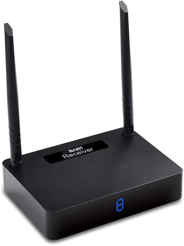 فرستنده و گیرنده صوتی و تصویری بی سیم 2.4 گیگاهرتز AV VCD با کنترل از راه دور 200 متری HD585 برای انتقال