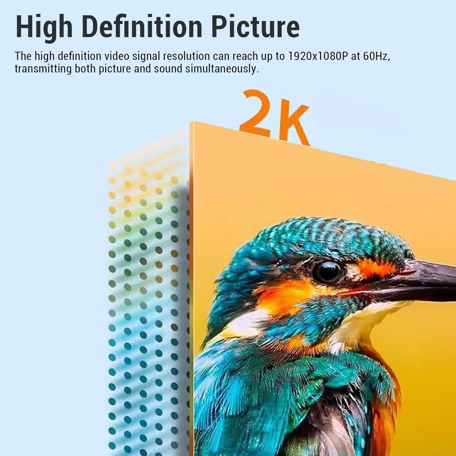 کیت فرستنده و گیرنده HDMI بی‌سیم، 1920x1080 با نرخ 60 هرتز، سیگنال پایدار 5G، اتصال آسان، سازگاری بالا برای لپ‌تاپ، کامپیوتر، دوربین، تلفن، مانیتور، پروژکتور، تلویزیون HD