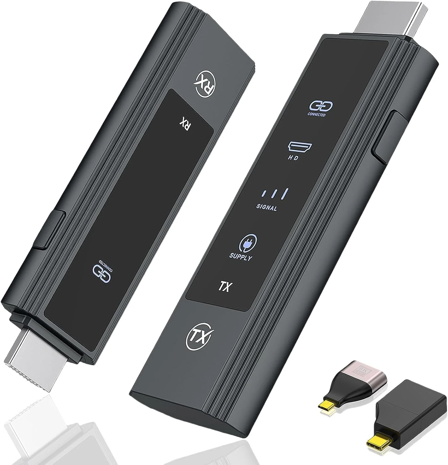 فرستنده و گیرنده HDMI بیسیم، کیت توسعه دهنده HDMI بیسیم - رمزگشایی 4K HD خروجی 1080P، قابل حمل 2.4G/5.8G Plug&Play برای ویدیو و صدا به مانیتور از PC/لپ تاپ/پروژکتور/TV Box، 50 متر فرستنده و گیرنده HDMI بیسیم، کیت توسعه دهنده HDMI بیسیم - رمزگشایی 4K HD خروجی 1080P، قابل حمل 2.4G/5.8G Plug&Play برای ویدیو و صدا به مانیتور از PC/لپ تاپ/پروژکتور/TV Box، 50 متر