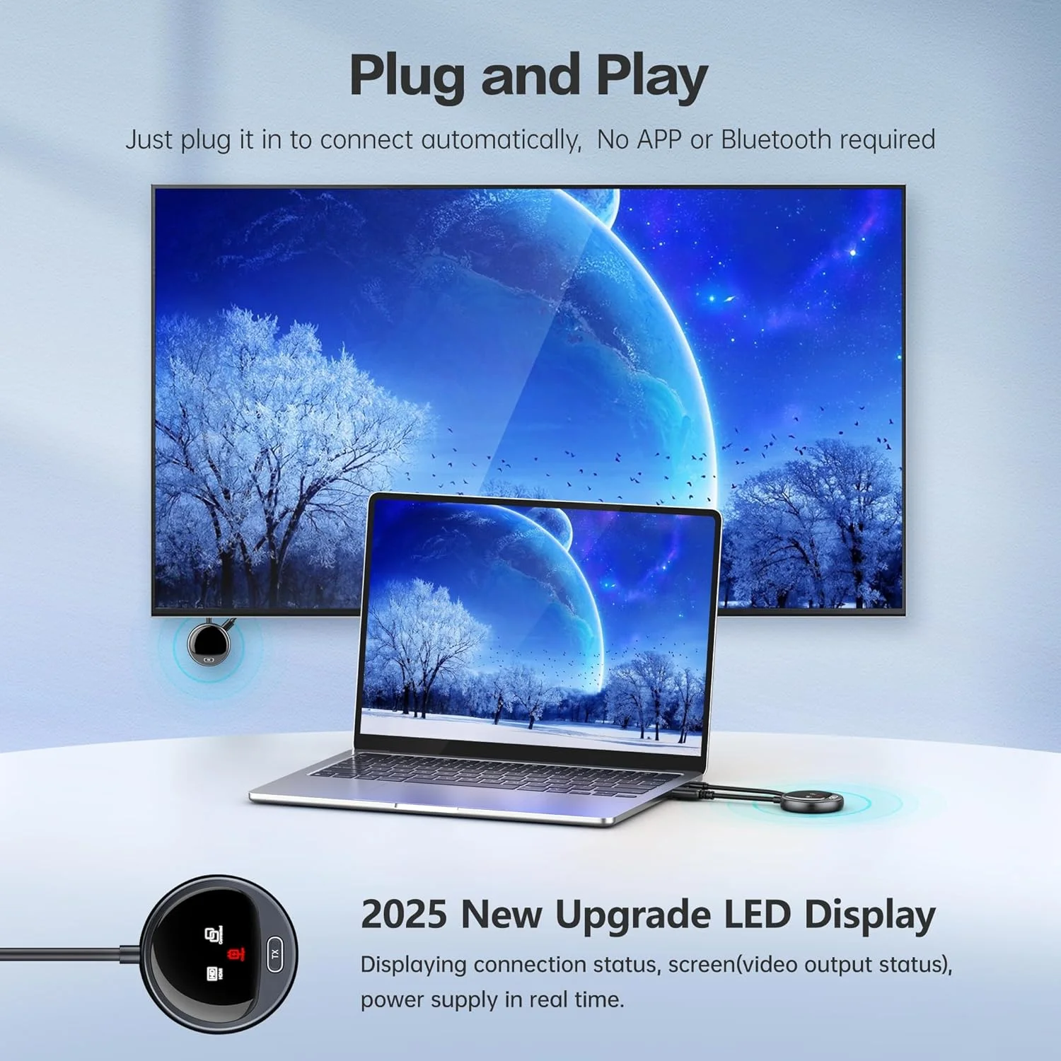 فرستنده HDMI بی سیم WELUSOPU فرستنده HDMI بی سیم WELUSOPU