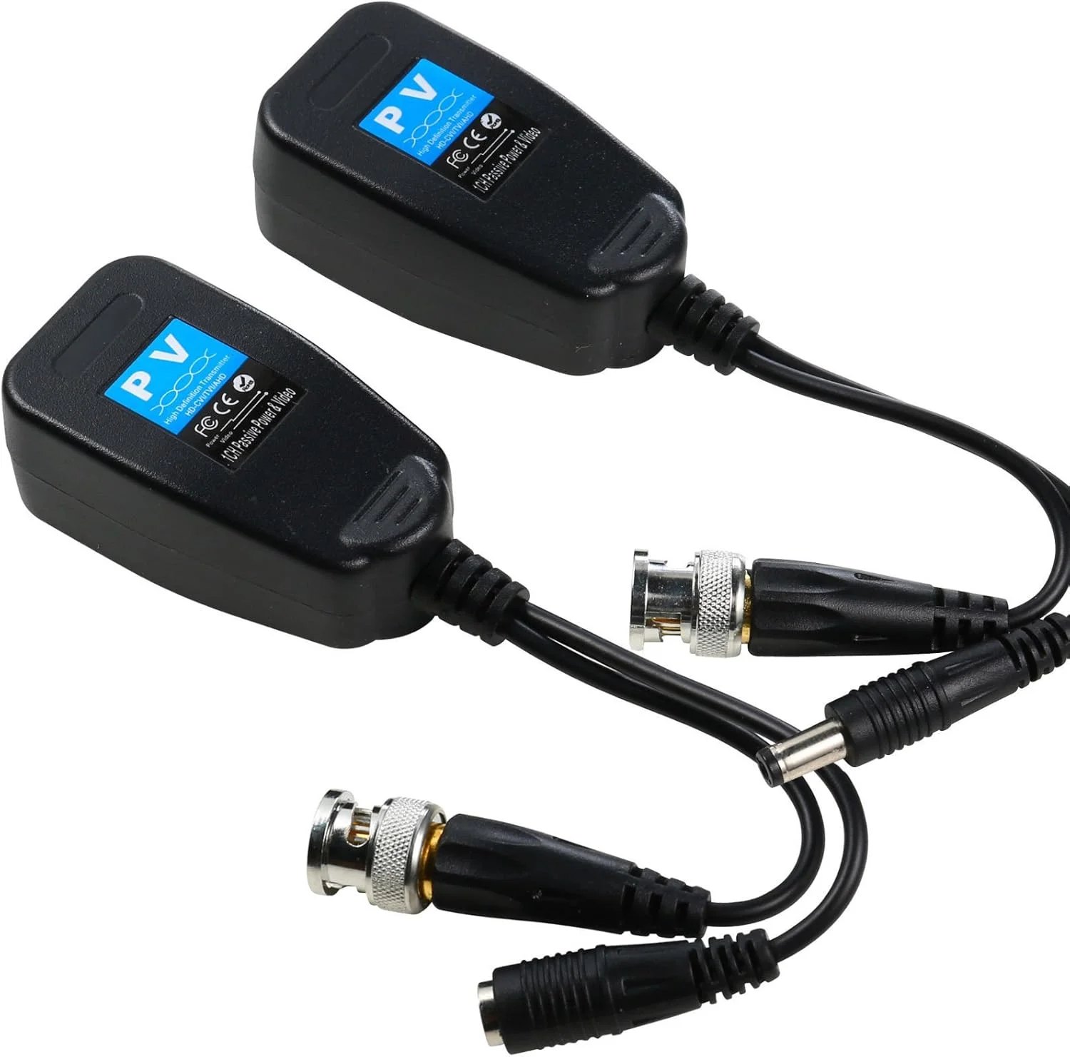 فرستنده و گیرنده غیرفعال ویدئو و برق BNC مدل UHPPOTE HD-CVI/TVI/AHD به کانکتور Cat5e 6 RJ45 فرستنده و گیرنده غیرفعال ویدئو و برق BNC مدل UHPPOTE HD-CVI/TVI/AHD به کانکتور Cat5e 6 RJ45