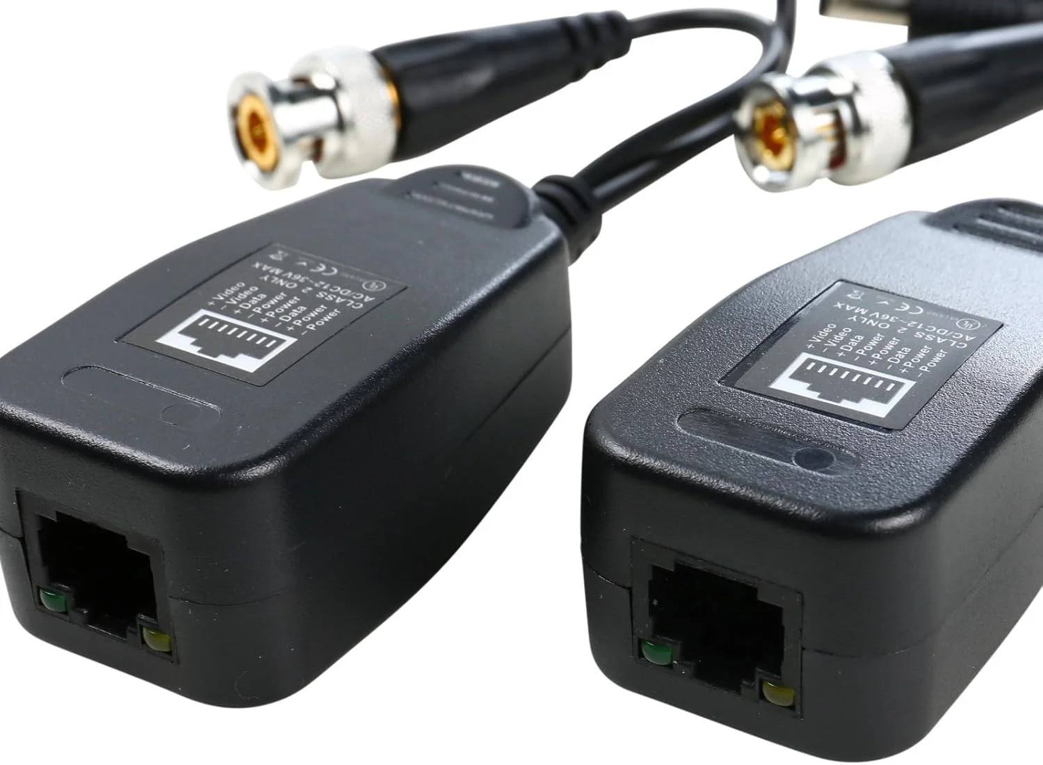 فرستنده و گیرنده غیرفعال ویدئو و برق BNC مدل UHPPOTE HD-CVI/TVI/AHD به کانکتور Cat5e 6 RJ45