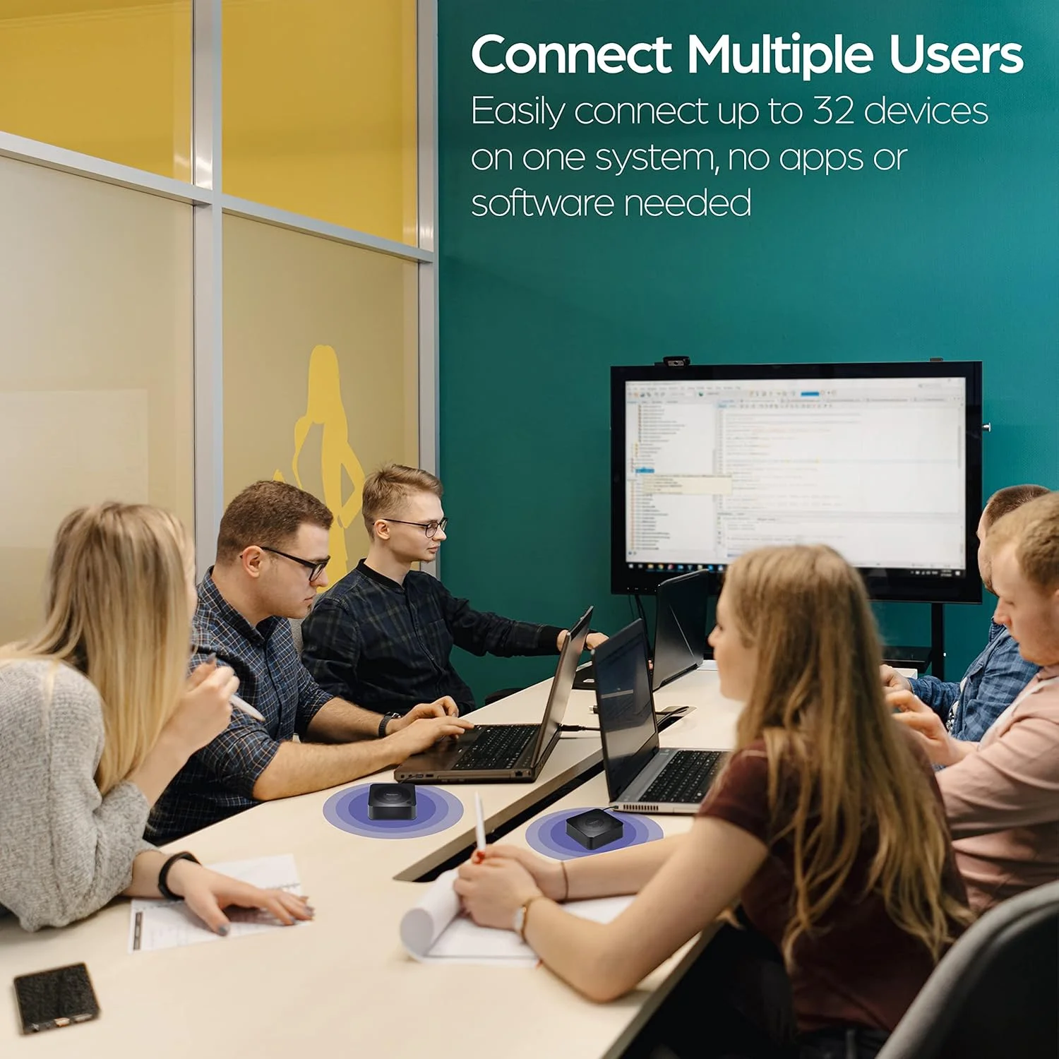 فرستنده اضافی HDMI بی سیم 4K ترندنت، طراحی شده برای اتصال به گیرنده بی سیم TWP-100R1K، 1 پورت HDMI، اشتراک گذاری محتوای 4K، اشتراک گذاری صفحه نمایش بی سیم، مشکی، TWP-101T