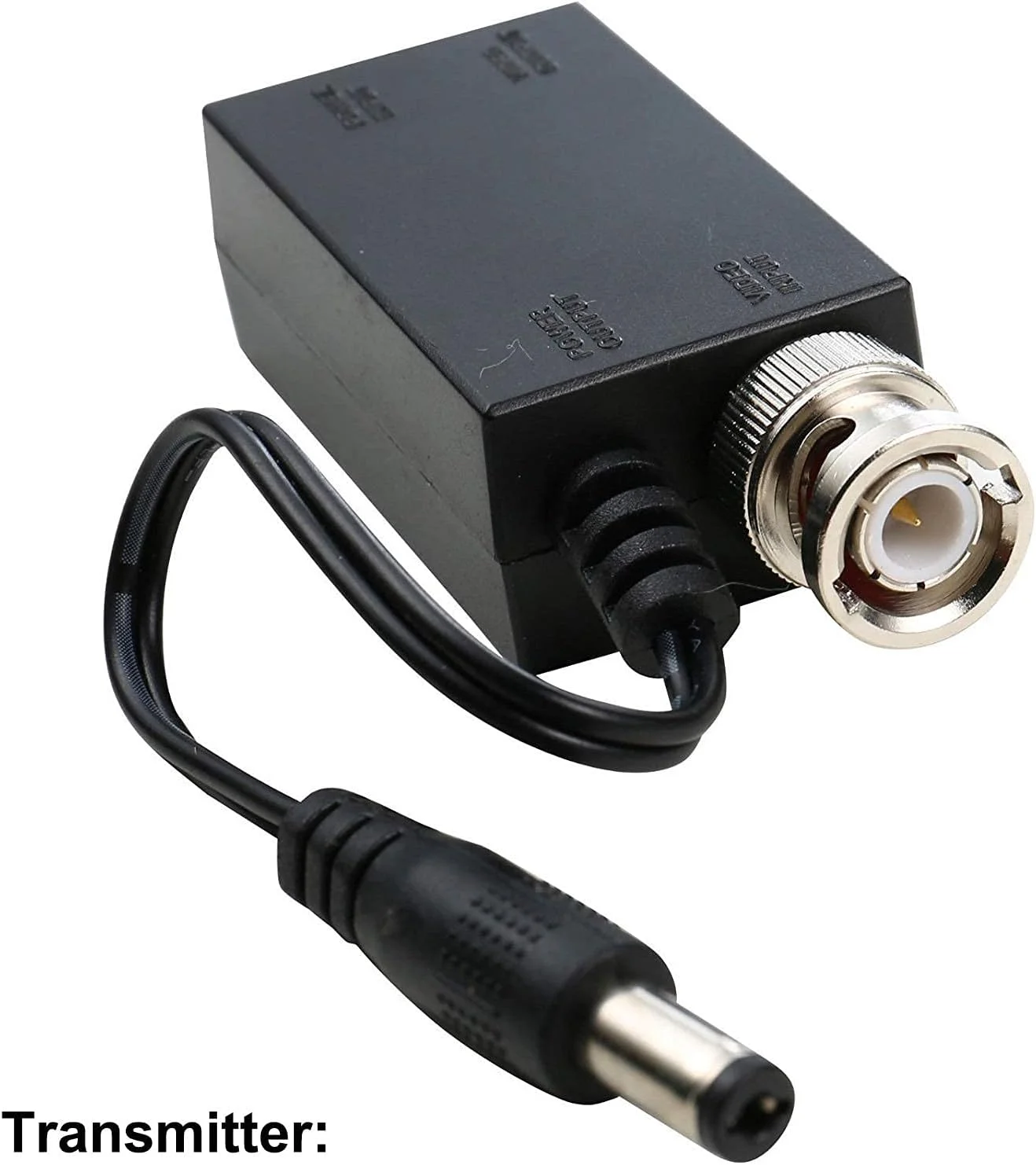 فرستنده و گیرنده ویدئو UTP فعال تک کاناله UHPPOTE DC12V با BNC نر