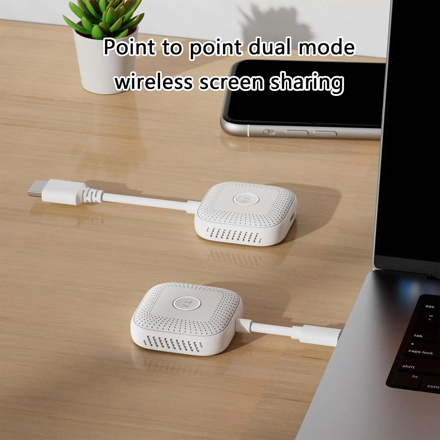 فرستنده و گیرنده 50 متری HDTV آداپتورهای نمایش ویدیو و صدا توسعه دهنده برای لپ تاپ PC Box به مانیتور نصب آسان آداپتور HDTV