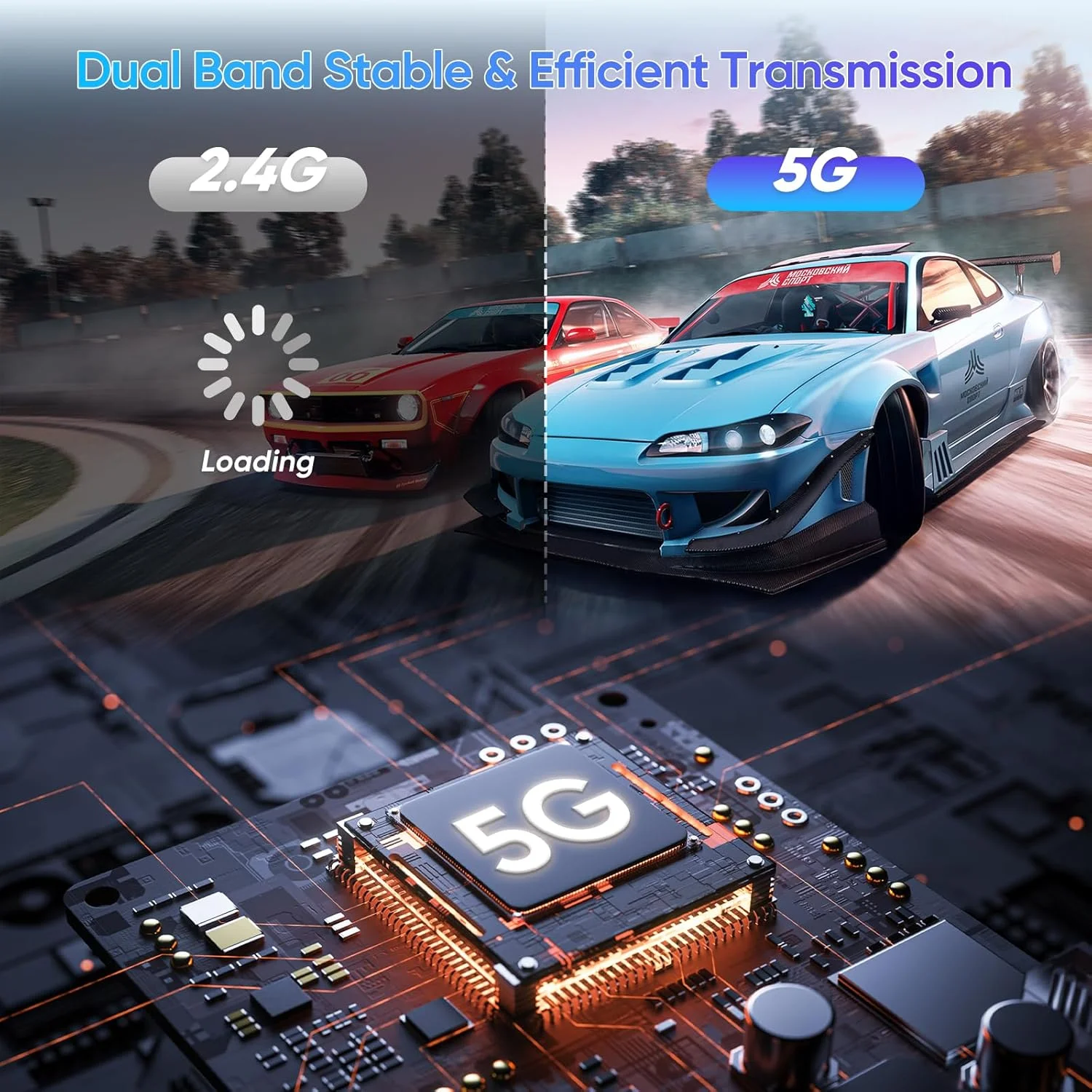 فرستنده و گیرنده HDMI بی سیم، توسعه دهنده HDMI بی سیم 500 متری (1640 فوت) با خروجی Loop، 5.8 گیگاهرتز 1080P برای پخش جریانی از DSLR، لپ تاپ، نتفلیکس، یوتیوب به تلویزیون/پروژکتور، تا 6 گیرنده (فقط DT263W-C RX)