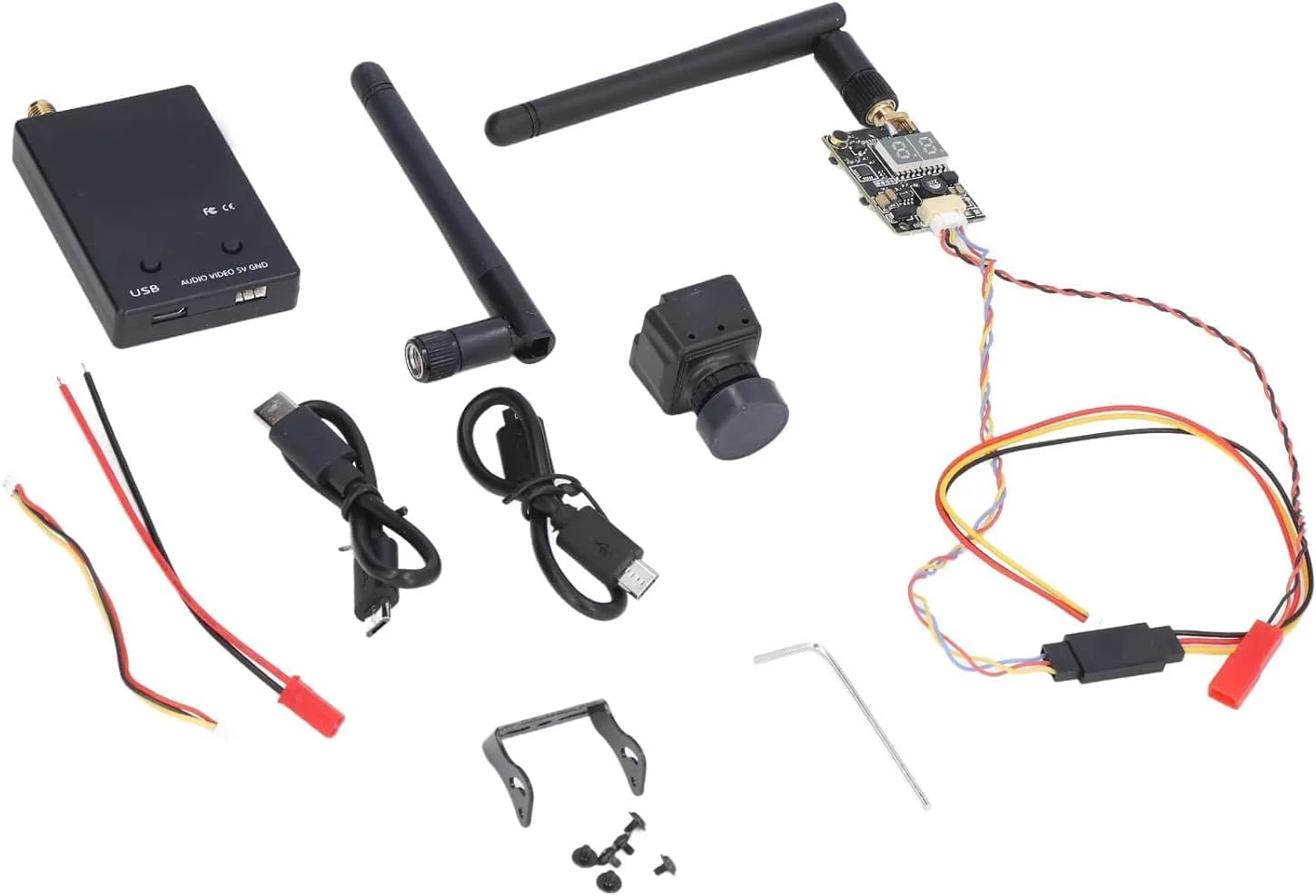 فرستنده و گیرنده تصویر RTYUTT، گیرنده های مینی FPV مدولاسیون FM DC7V-24V برای تجهیزات ویدئویی