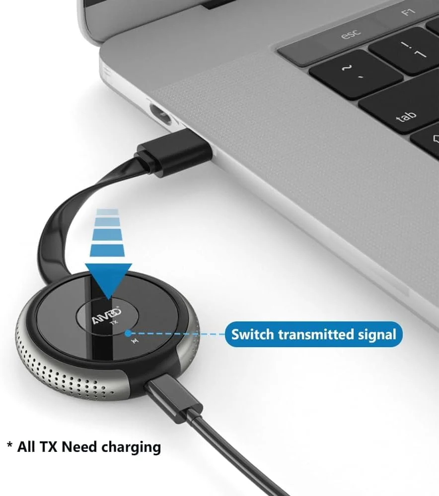 فرستنده و گیرنده HDMI بی سیم TIMBOOTECH 4K، صفحه نمایش دوگانه VGA و HDMI همه در یک، انتقال صدا و تصویر 5G برای لپ تاپ، گیرنده دیجیتال، دوربین، Blu-ray، تلفن همراه، Netflix به تلویزیون/مانیتور/پروژکتور تا 50 متر