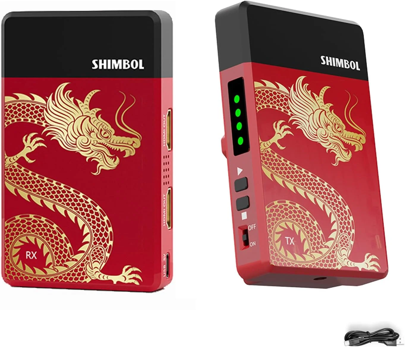 سیستم انتقال تصویر بی سیم شیمبول TP Mini با برد 600 فوت HDMI 1080p60 فرستنده و گیرنده برای پخش زنده سیستم انتقال تصویر بی سیم شیمبول TP Mini با برد 600 فوت HDMI 1080p60 فرستنده و گیرنده برای پخش زنده