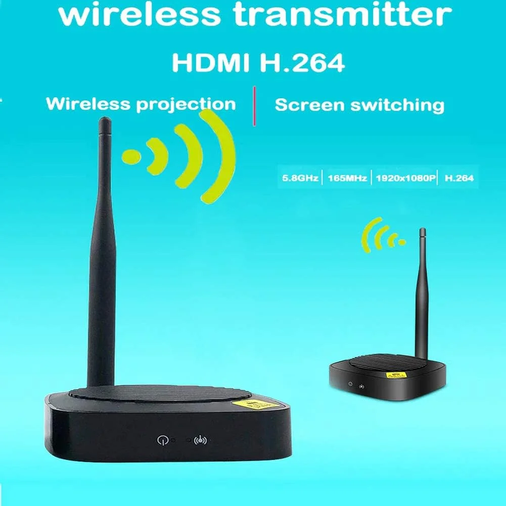 فرستنده و گیرنده توسعه دهنده HDMI بی سیم Tobo Wi-Fi 5GHz 50 متری 1080P 60Hz سازگار با لپ تاپ، کامپیوتر، PC، DVD، تلویزیون TD-514H فرستنده و گیرنده توسعه دهنده HDMI بی سیم Tobo Wi-Fi 5GHz 50 متری 1080P 60Hz سازگار با لپ تاپ، کامپیوتر، PC، DVD، تلویزیون TD-514H