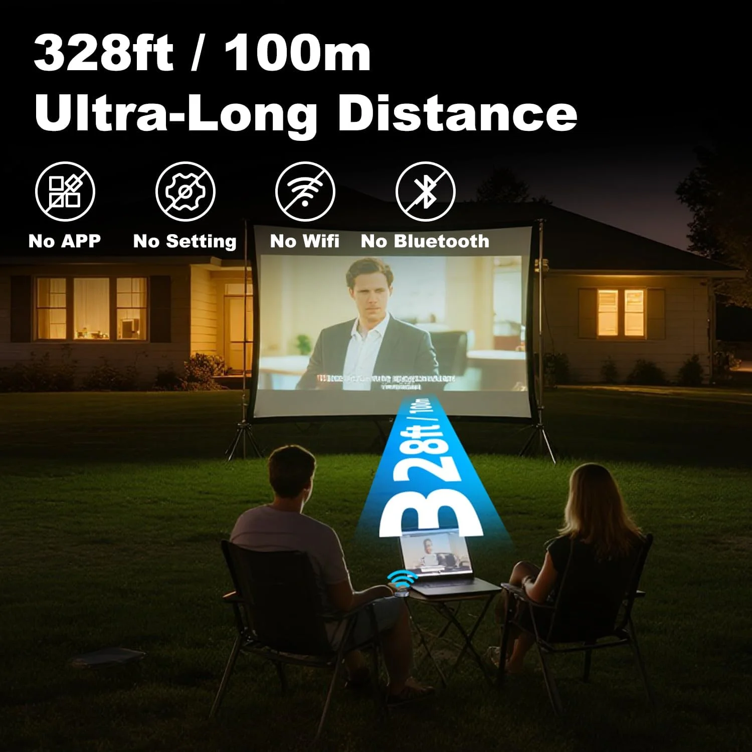 فرستنده و گیرنده HDMI بی سیم SHERRIVA، آداپتور USB-C و HDMI، 1080P@60Hz، برد 100 متر، 2.4G/5G، تا 32 فرستنده، Plug and Play، برای لپ تاپ، کامپیوتر، تلفن، دوربین، تلویزیون، مانیتور، پروژکتور فرستنده و گیرنده HDMI بی سیم SHERRIVA، آداپتور USB-C و HDMI، 1080P@60Hz، برد 100 متر، 2.4G/5G، تا 32 فرستنده، Plug and Play، برای لپ تاپ، کامپیوتر، تلفن، دوربین، تلویزیون، مانیتور، پروژکتور