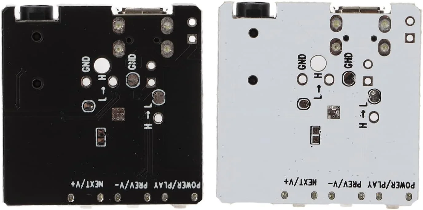 ماژول گیرنده صوتی 2 عددی BT5.0 برد تقویت کننده کنترل دکمه ای 3.5 میلی متری مشکی + سفید برای بلندگوهای DIY ماژول گیرنده صوتی 2 عددی BT5.0 برد تقویت کننده کنترل دکمه ای 3.5 میلی متری مشکی + سفید برای بلندگوهای DIY