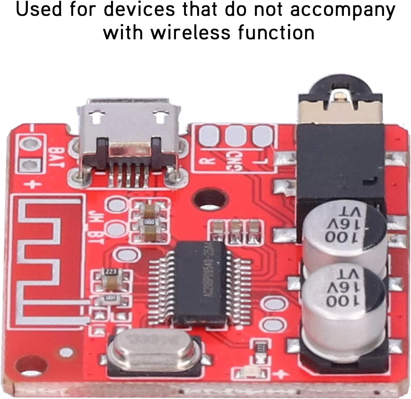 برد گیرنده صوتی بلوتوث 4.1 MP3 با رابط صوتی استریو 3.5 میلی متری، ماژول صدای استریو بی سیم رمزگشای بدون افت کیفیت برای پخش موسیقی برد گیرنده صوتی بلوتوث 4.1 MP3 با رابط صوتی استریو 3.5 میلی متری، ماژول صدای استریو بی سیم رمزگشای بدون افت کیفیت برای پخش موسیقی