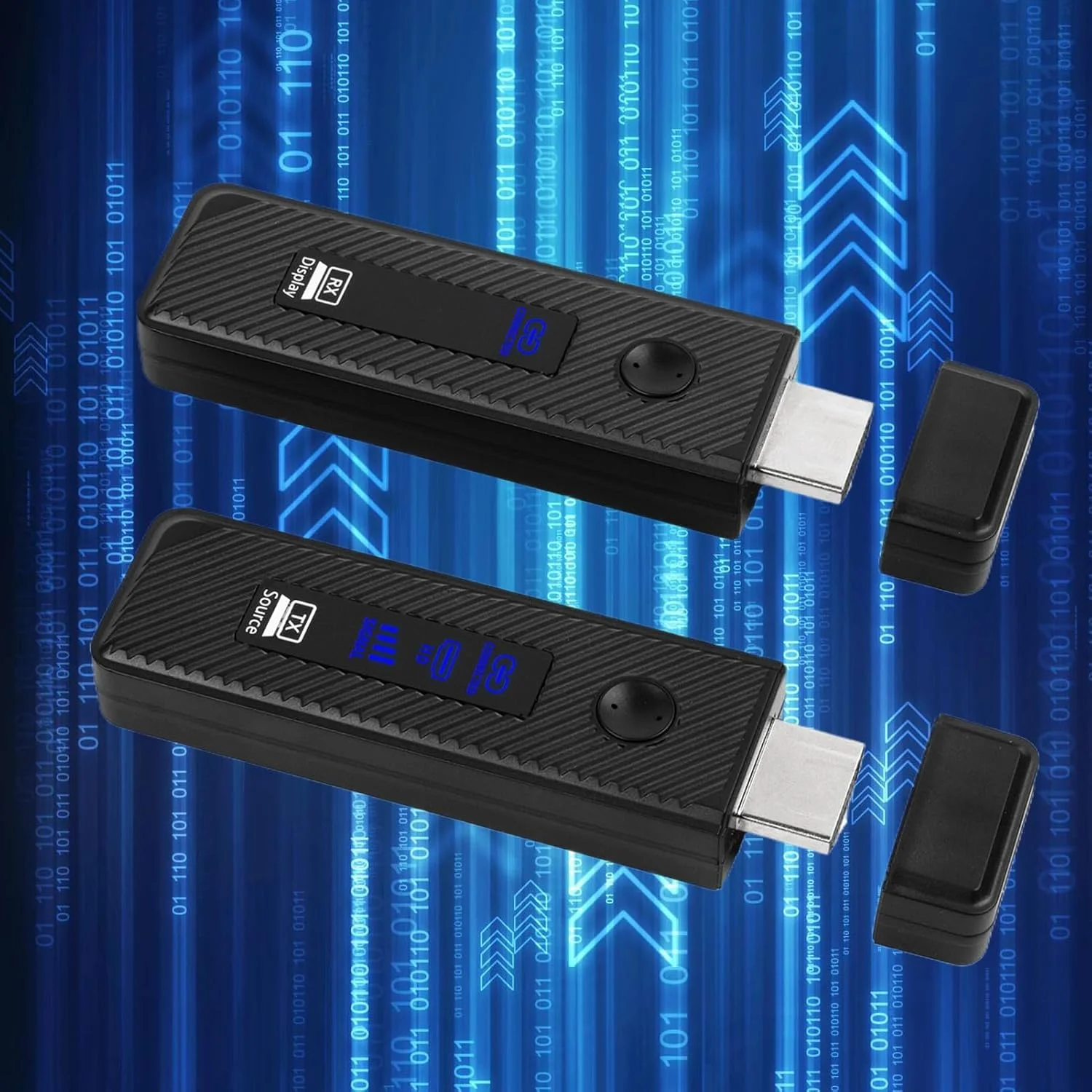 دستگاه انتقال دهنده ویدئو قابل حمل | انتقال دهنده صوتی و تصویری Plug & Play | پشتیبانی از نمایشگر پروژکتور، دستگاه پایدار و چند منظوره برای لپ تاپ ها و مانیتورهای الکترونیکی دستگاه انتقال دهنده ویدئو قابل حمل | انتقال دهنده صوتی و تصویری Plug & Play | پشتیبانی از نمایشگر پروژکتور، دستگاه پایدار و چند منظوره برای لپ تاپ ها و مانیتورهای الکترونیکی