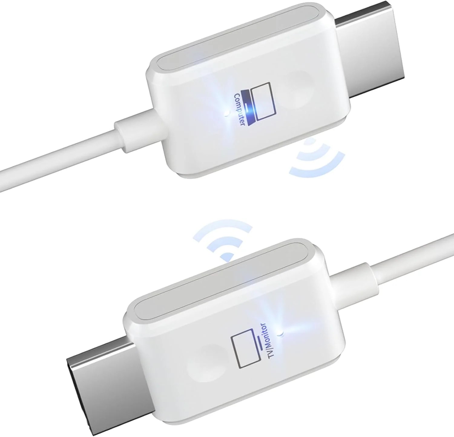 فرستنده و گیرنده HDMI بیسیم PWAY، کیت کابل توسعه دهنده قابل حمل، آداپتور نمایشگر فرستنده 30 متری با پشتیبانی از 2.4/5 گیگاهرتز برای پخش ویدیو/صدا از لپ تاپ/کامپیوتر به تلویزیون/پروژکتور/مانیتور فرستنده و گیرنده HDMI بیسیم PWAY، کیت کابل توسعه دهنده قابل حمل، آداپتور نمایشگر فرستنده 30 متری با پشتیبانی از 2.4/5 گیگاهرتز برای پخش ویدیو/صدا از لپ تاپ/کامپیوتر به تلویزیون/پروژکتور/مانیتور