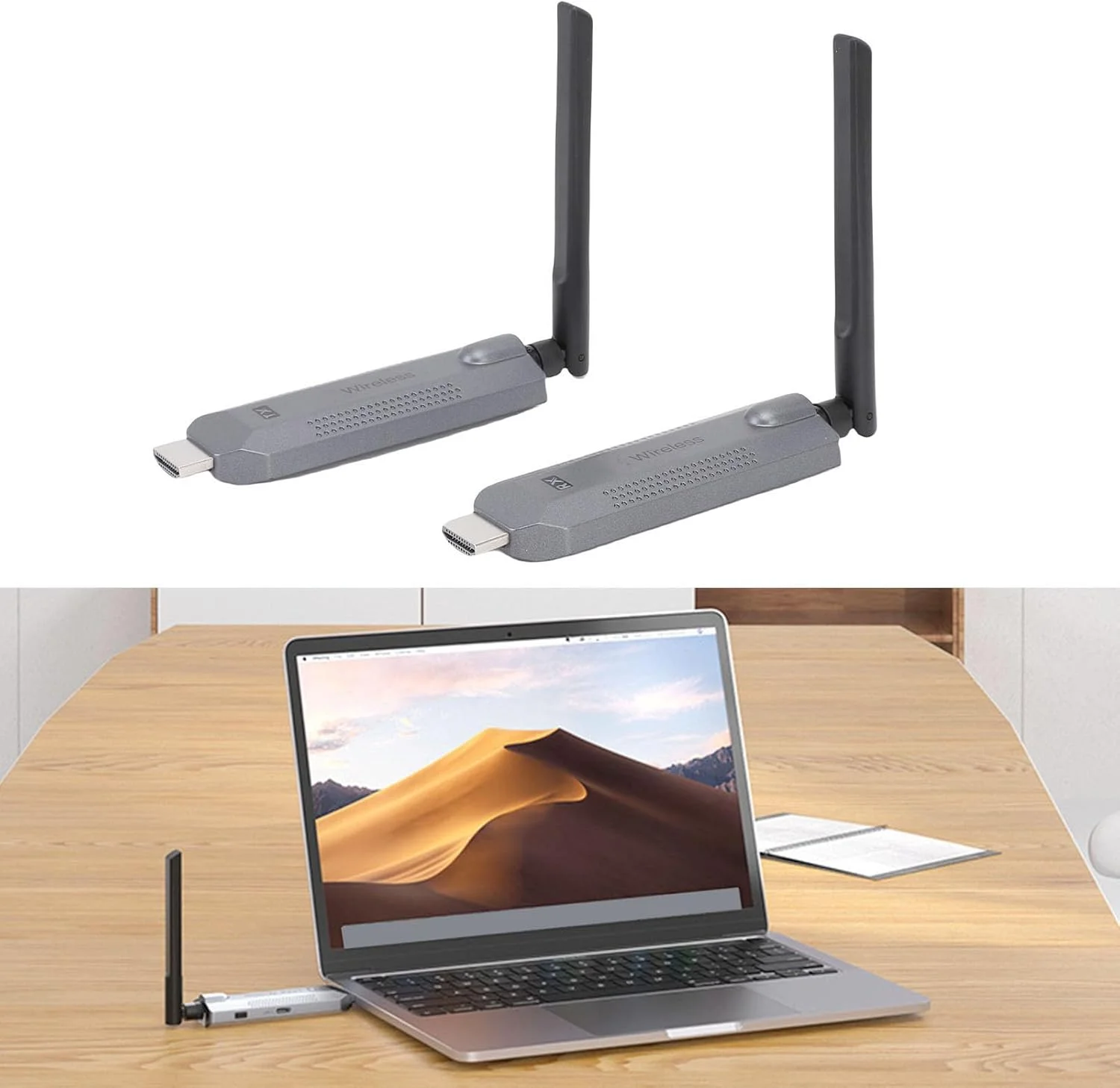 فرستنده و گیرنده بی سیم رابط چند رسانه ای با کیفیت بالا Oreilet، 1080P HD 5G قابل حمل 100 متری برای پخش ویدیو فرستنده و گیرنده بی سیم رابط چند رسانه ای با کیفیت بالا Oreilet، 1080P HD 5G قابل حمل 100 متری برای پخش ویدیو