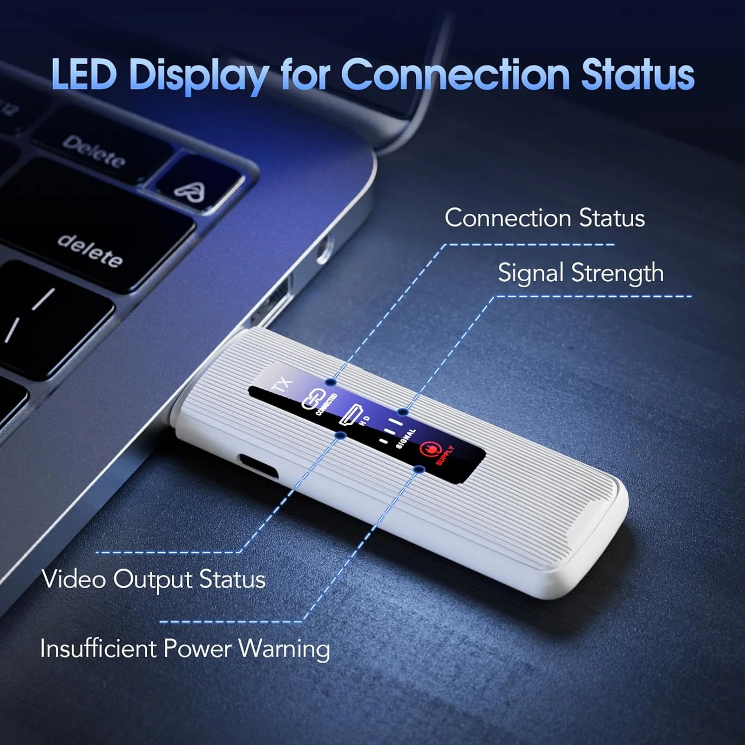 فرستنده و گیرنده HDMI بی سیم ICZI، انتقال بی سیم بدون کابل، دو باند 2.4/5 گیگاهرتز، 50 متر با LED برای پخش ویدئو، فایل صوتی از لپ تاپ، کامپیوتر به تلویزیون HD، پروژکتور فرستنده و گیرنده HDMI بی سیم ICZI، انتقال بی سیم بدون کابل، دو باند 2.4/5 گیگاهرتز، 50 متر با LED برای پخش ویدئو، فایل صوتی از لپ تاپ، کامپیوتر به تلویزیون HD، پروژکتور