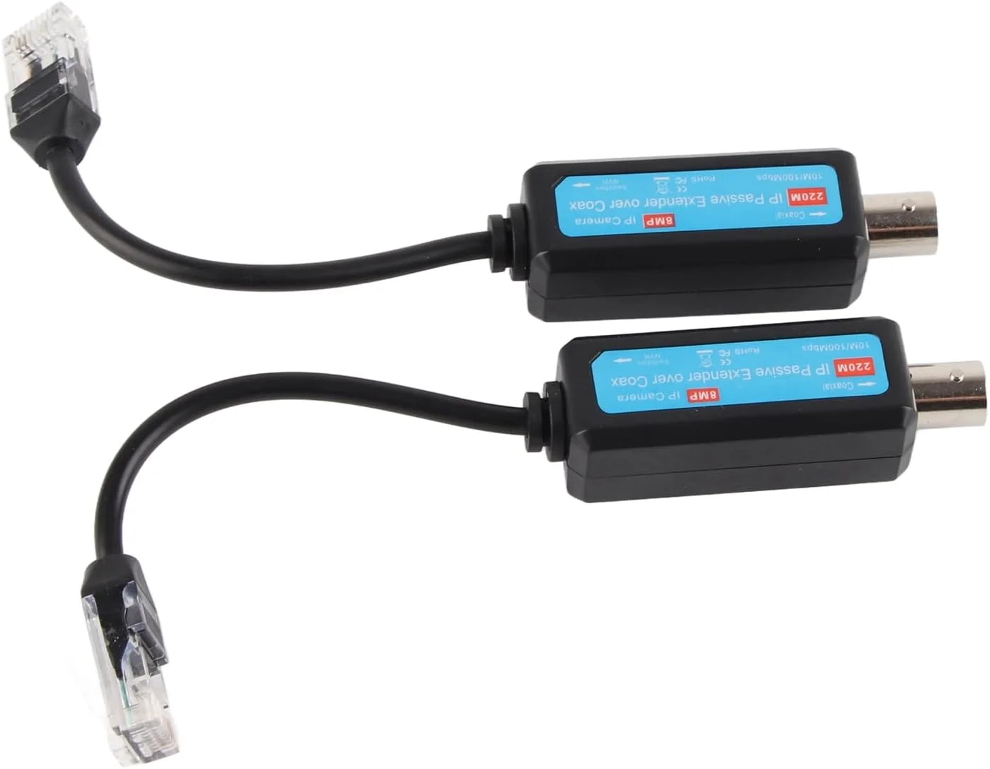 فرستنده و گیرنده کواکسیال IP با سرعت 10/100 مگابیت بر ثانیه برای NVR - دارای محافظ داخلی در برابر نوسانات - برای دوربین های HD فرستنده و گیرنده کواکسیال IP با سرعت 10/100 مگابیت بر ثانیه برای NVR - دارای محافظ داخلی در برابر نوسانات - برای دوربین های HD