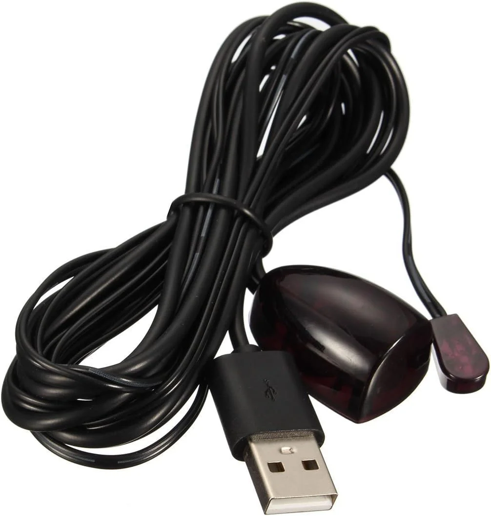 گیرنده مادون قرمز USB با فرستنده و گیرنده IR برای آمپلی فایر، جعبه کابل، گیرنده تلویزیون ماهواره ای، پخش کننده CD/DVD/Blu-Ray (1 عدد) گیرنده مادون قرمز USB با فرستنده و گیرنده IR برای آمپلی فایر، جعبه کابل، گیرنده تلویزیون ماهواره ای، پخش کننده CD/DVD/Blu-Ray (1 عدد)