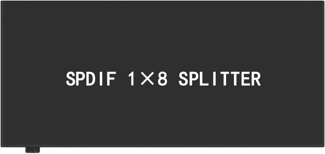 تقسیم کننده صوتی اپتیکال دیجیتال SPDIF/TOSLINK مدل HDSUNWSTD با تقویت کننده صوتی 1x8 به همراه آداپتور برق تقسیم کننده صوتی اپتیکال دیجیتال SPDIF/TOSLINK مدل HDSUNWSTD با تقویت کننده صوتی 1x8 به همراه آداپتور برق
