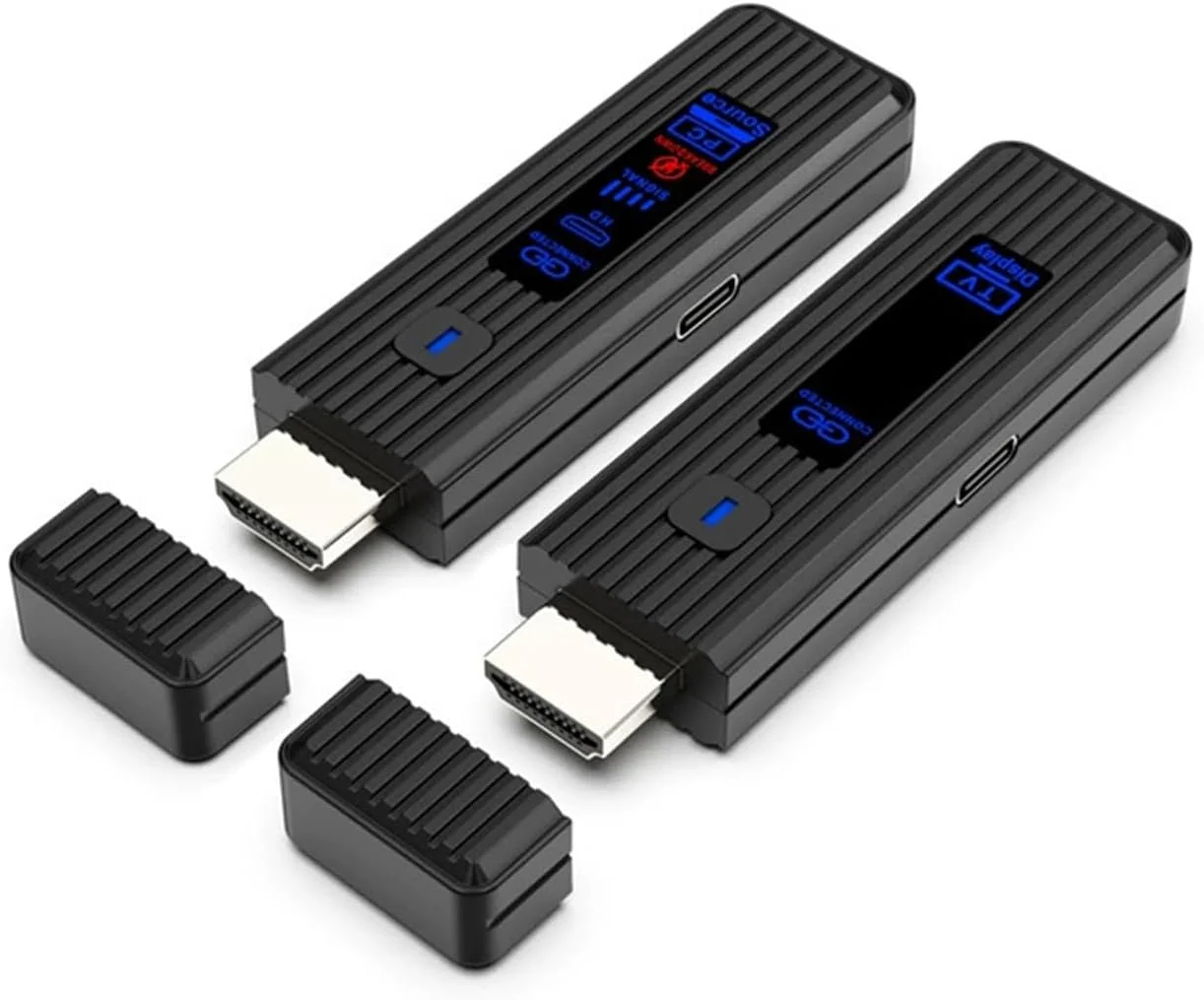 فرستنده و گیرنده سازگار با HDTV 1080P 60 هرتز برای اتاق کنفرانس سینمای خانگی پخش جریانی به مانیتورهای HDTV انتقال سازگار با HDTV فرستنده و گیرنده سازگار با HDTV 1080P 60 هرتز برای اتاق کنفرانس سینمای خانگی پخش جریانی به مانیتورهای HDTV انتقال سازگار با HDTV