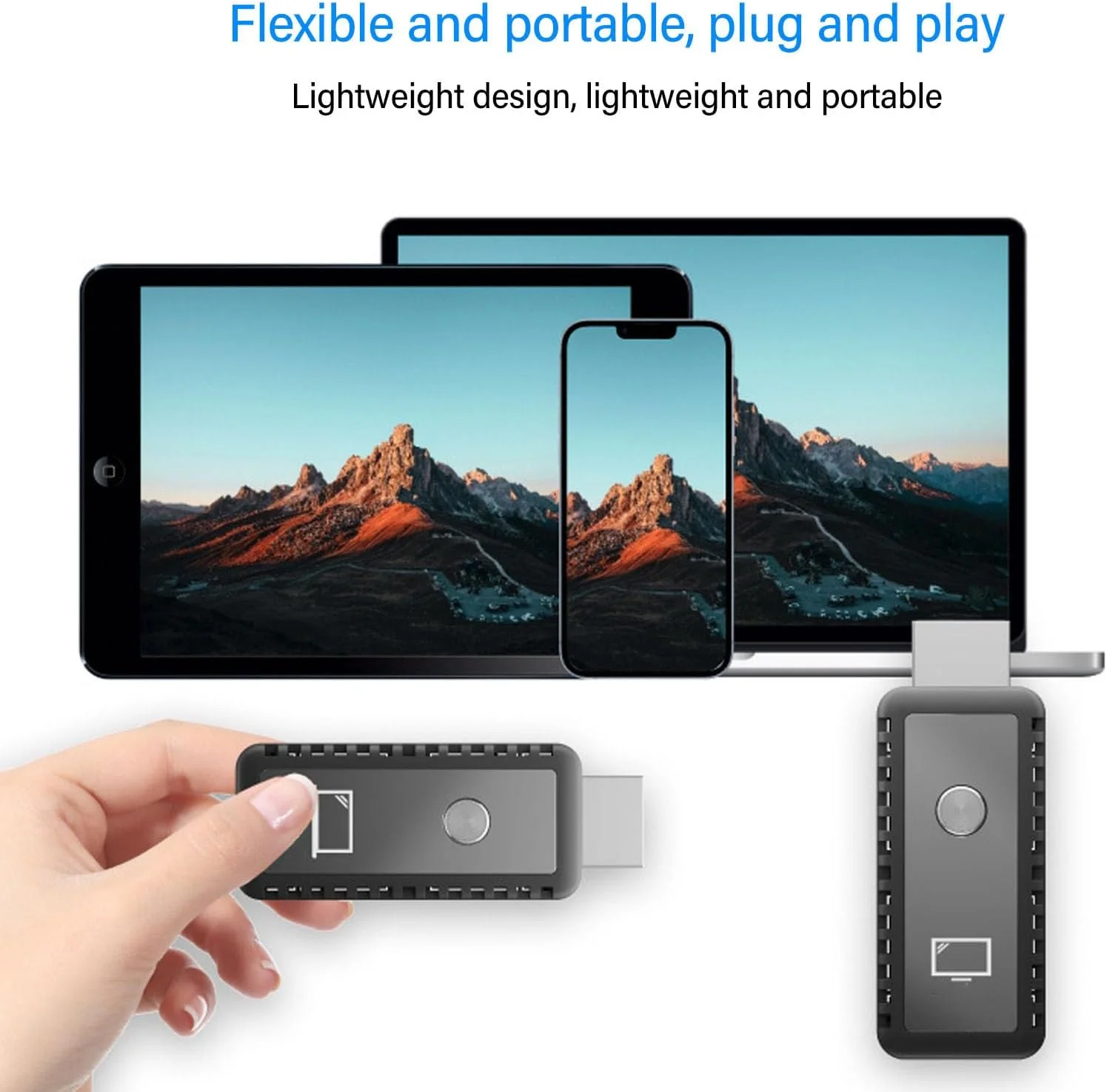 فرستنده و گیرنده بی سیم HDMI، کیت توسعه دهنده HDMI بی سیم 5G قابل حمل Plug and Play، برای پخش ویدئو و صدا به مانیتور از لپ تاپ، کامپیوتر و پروژکتور فرستنده و گیرنده بی سیم HDMI، کیت توسعه دهنده HDMI بی سیم 5G قابل حمل Plug and Play، برای پخش ویدئو و صدا به مانیتور از لپ تاپ، کامپیوتر و پروژکتور