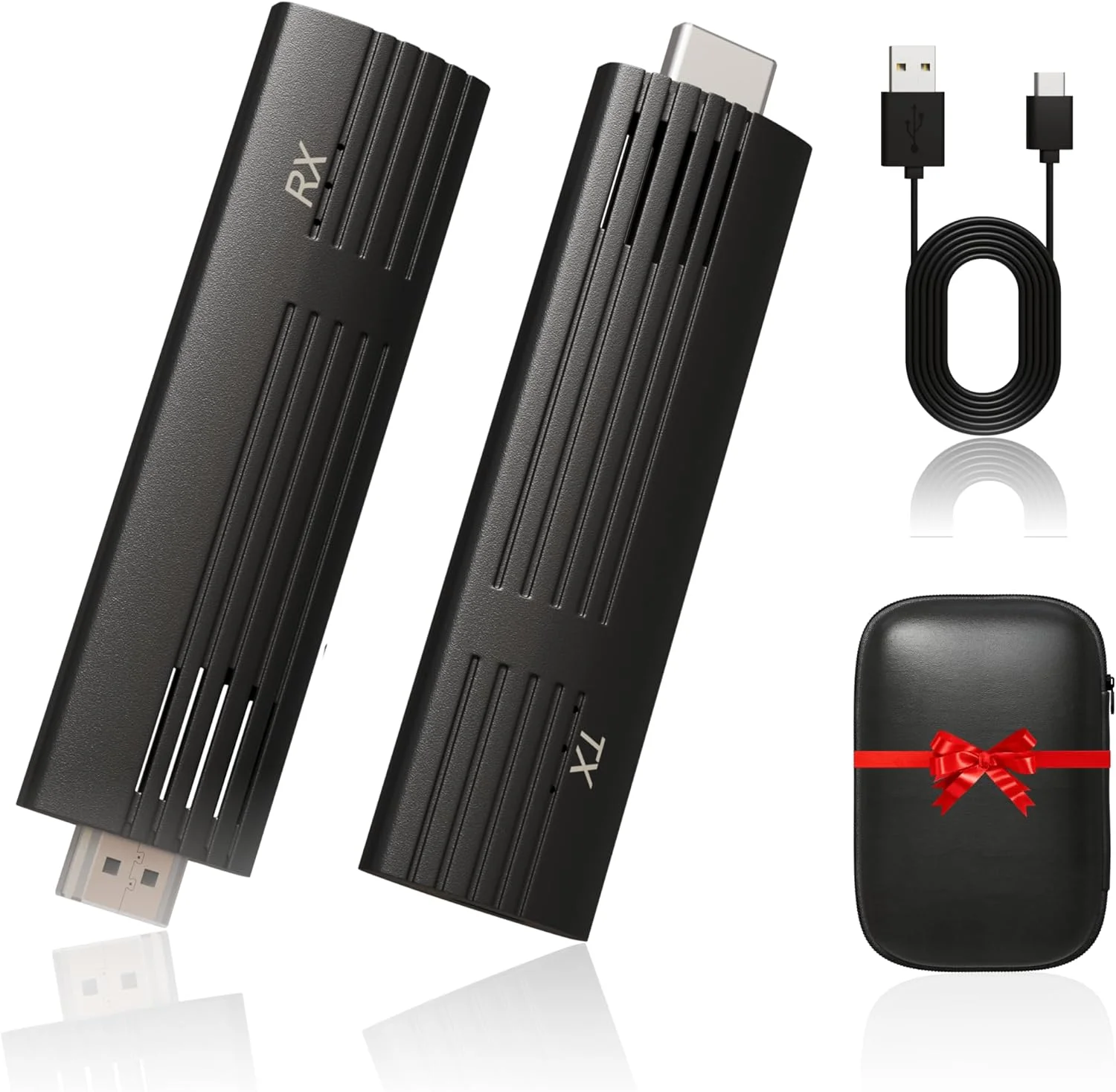 فرستنده و گیرنده HDMI بی سیم Echofy با برد 50 متر، رمزگشایی 4K و 1080P، اتصال آسان 2.4G/5G، قابل حمل، برای پخش ویدئو و صدا از لپ تاپ/تی وی باکس/ PS5/ Xbox به مانیتور فرستنده و گیرنده HDMI بی سیم Echofy با برد 50 متر، رمزگشایی 4K و 1080P، اتصال آسان 2.4G/5G، قابل حمل، برای پخش ویدئو و صدا از لپ تاپ/تی وی باکس/ PS5/ Xbox به مانیتور