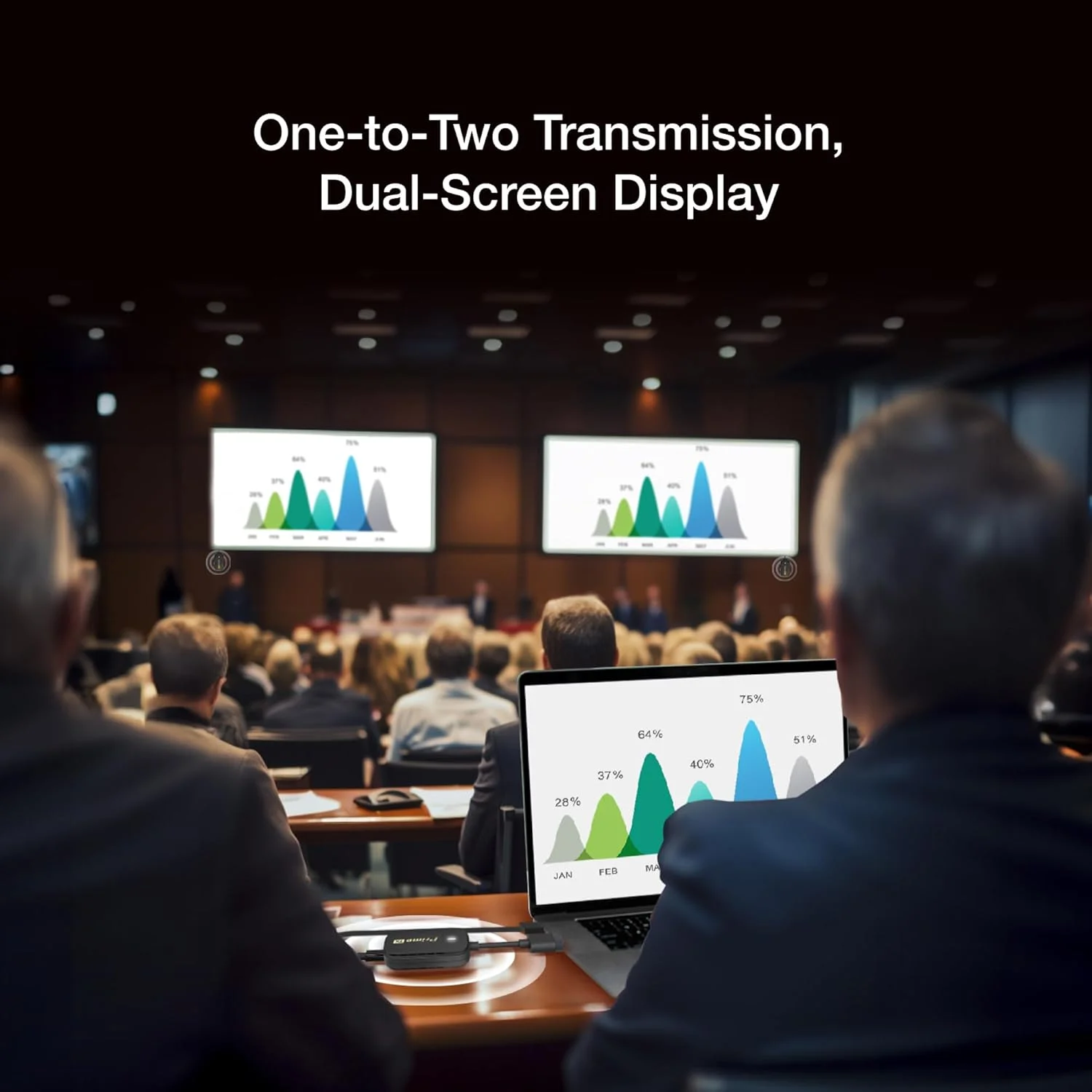 EZCast Pocket Prime HDMI وایرلس - 1 فرستنده و 2 گیرنده | اتصال آسان، دو بانده 2.4G/5G، توسعه دهنده HDMI قابل حمل برای لپ تاپ، تلویزیون، پروژکتور و بازی - برد 80 متری، خروجی 1080P EZCast Pocket Prime HDMI وایرلس - 1 فرستنده و 2 گیرنده | اتصال آسان، دو بانده 2.4G/5G، توسعه دهنده HDMI قابل حمل برای لپ تاپ، تلویزیون، پروژکتور و بازی - برد 80 متری، خروجی 1080P