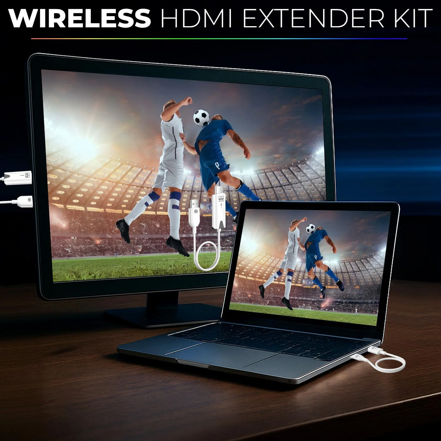 فرستنده و گیرنده بیسیم HDMI مدل ECHO VIBE – 1080P60Hz قابل حمل و فوق سبک، توسعه دهنده بیسیم HDMI برای پروژکتور ویدئویی، لپ تاپ، کامپیوتر – برد 30 متری سازگار با همه سیستم عامل ها فرستنده و گیرنده بیسیم HDMI مدل ECHO VIBE – 1080P60Hz قابل حمل و فوق سبک، توسعه دهنده بیسیم HDMI برای پروژکتور ویدئویی، لپ تاپ، کامپیوتر – برد 30 متری سازگار با همه سیستم عامل ها