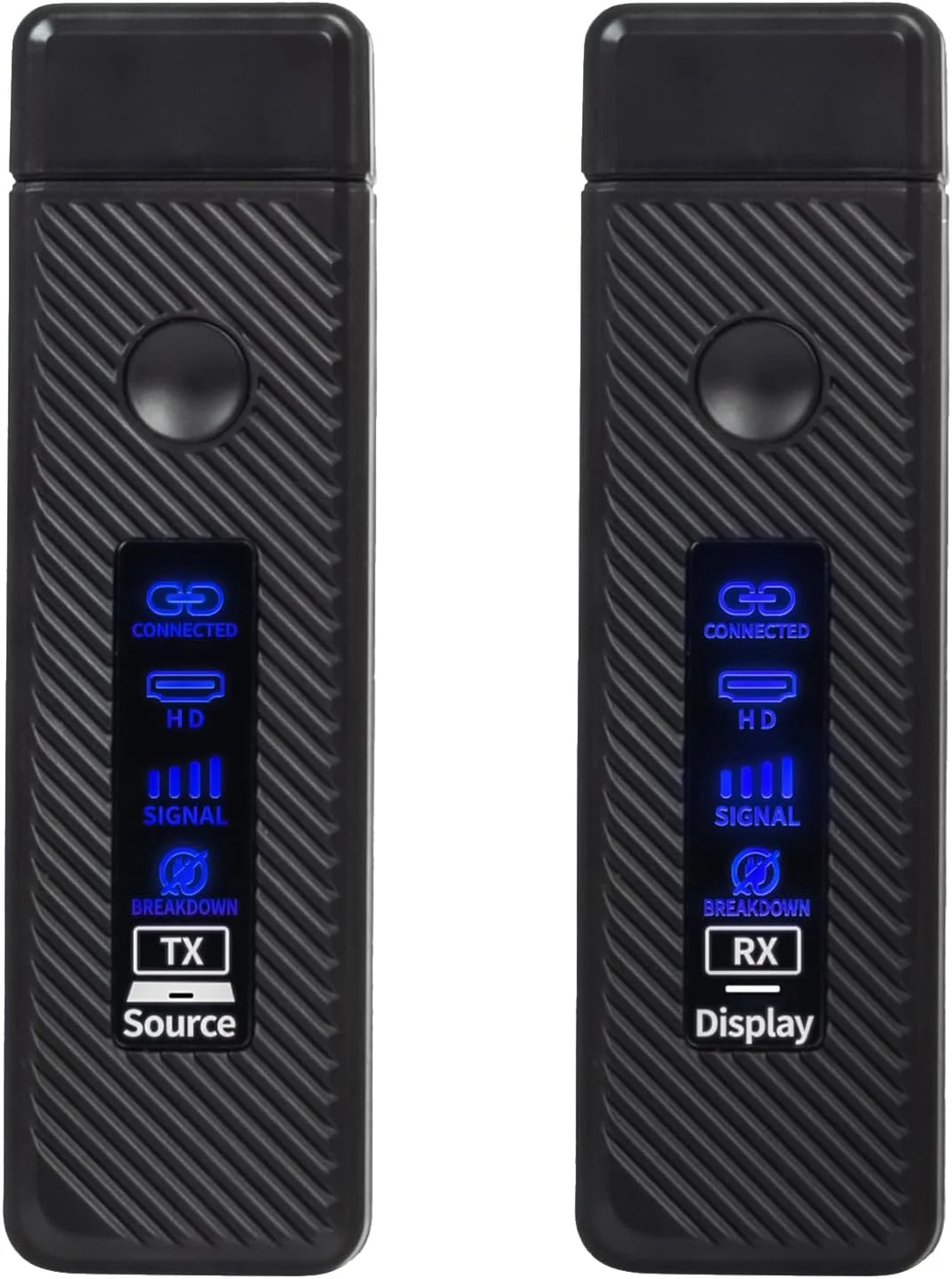 فرستنده و گیرنده HDMI بیسیم، رمزگشایی 4K خروجی 1080P، اتصال و پخش، قابل حمل، دو باند 5G 2.4G، برد 60 متری، تأخیر بسیار کم، توسعه دهنده چند رسانه ای HD، برای جعبه رایانه شخصی تلویزیون (مشکی) فرستنده و گیرنده HDMI بیسیم، رمزگشایی 4K خروجی 1080P، اتصال و پخش، قابل حمل، دو باند 5G 2.4G، برد 60 متری، تأخیر بسیار کم، توسعه دهنده چند رسانه ای HD، برای جعبه رایانه شخصی تلویزیون (مشکی)