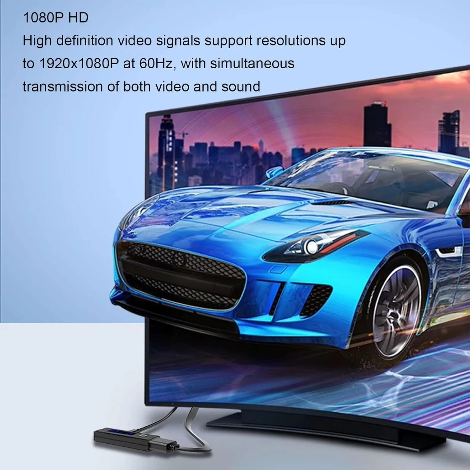 فرستنده و گیرنده HDMI بیسیم، رمزگشایی 4K خروجی 1080P، اتصال و پخش، قابل حمل، دو باند 5G 2.4G، برد 60 متری، تأخیر بسیار کم، توسعه دهنده چند رسانه ای HD، برای جعبه رایانه شخصی تلویزیون (مشکی) فرستنده و گیرنده HDMI بیسیم، رمزگشایی 4K خروجی 1080P، اتصال و پخش، قابل حمل، دو باند 5G 2.4G، برد 60 متری، تأخیر بسیار کم، توسعه دهنده چند رسانه ای HD، برای جعبه رایانه شخصی تلویزیون (مشکی)