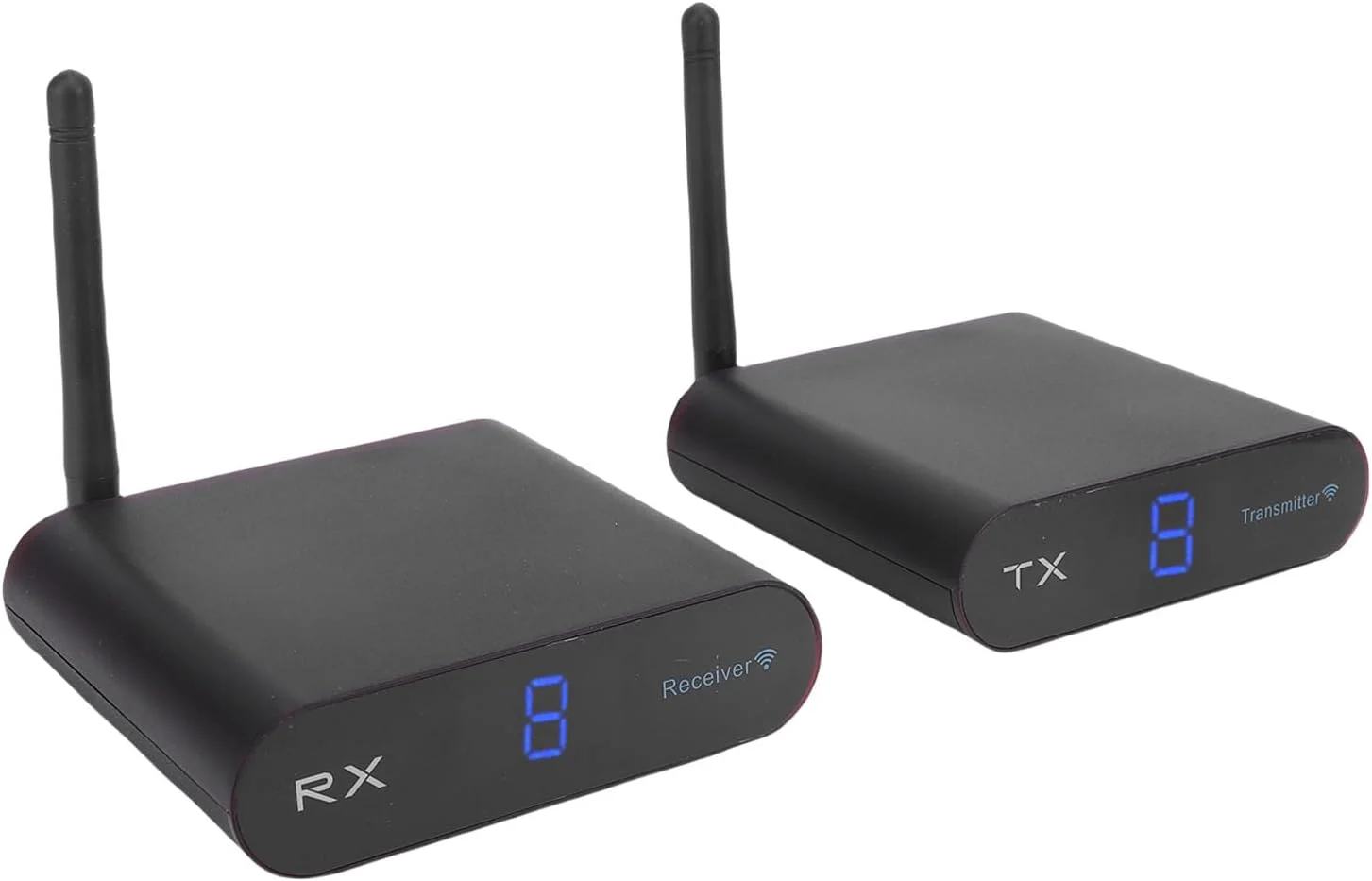 کیت فرستنده و گیرنده ویدیویی بی سیم Jiawu با سازگاری گسترده و 8 کانال در فرکانس 5.8 گیگاهرتز، برای AV پایدار (دوشاخه بریتانیایی) کیت فرستنده و گیرنده ویدیویی بی سیم Jiawu با سازگاری گسترده و 8 کانال در فرکانس 5.8 گیگاهرتز، برای AV پایدار (دوشاخه بریتانیایی)