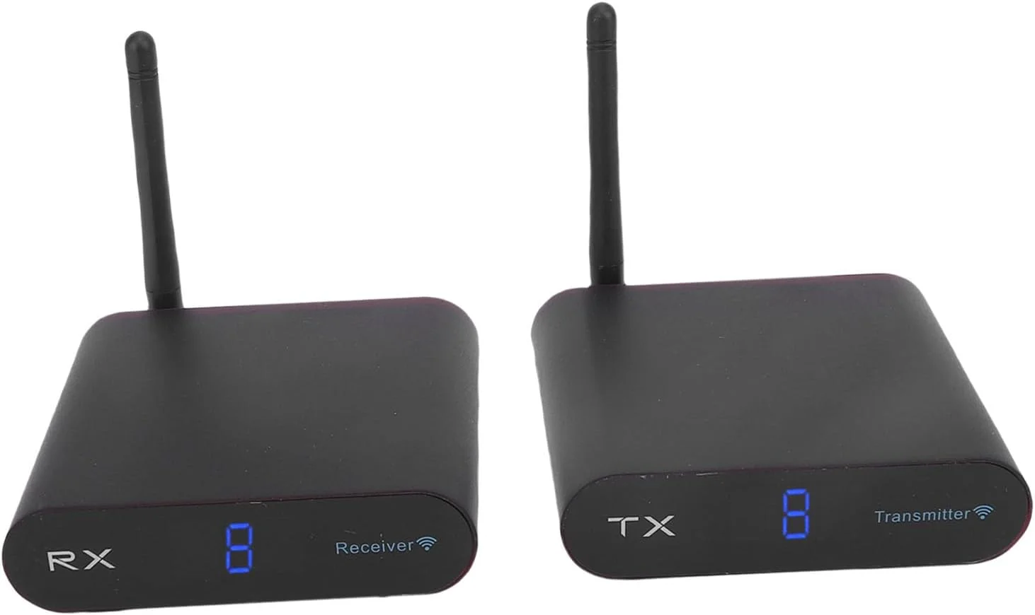 کیت فرستنده و گیرنده ویدیویی بی سیم Jiawu با سازگاری گسترده و 8 کانال در فرکانس 5.8 گیگاهرتز، برای AV پایدار (دوشاخه بریتانیایی) کیت فرستنده و گیرنده ویدیویی بی سیم Jiawu با سازگاری گسترده و 8 کانال در فرکانس 5.8 گیگاهرتز، برای AV پایدار (دوشاخه بریتانیایی)