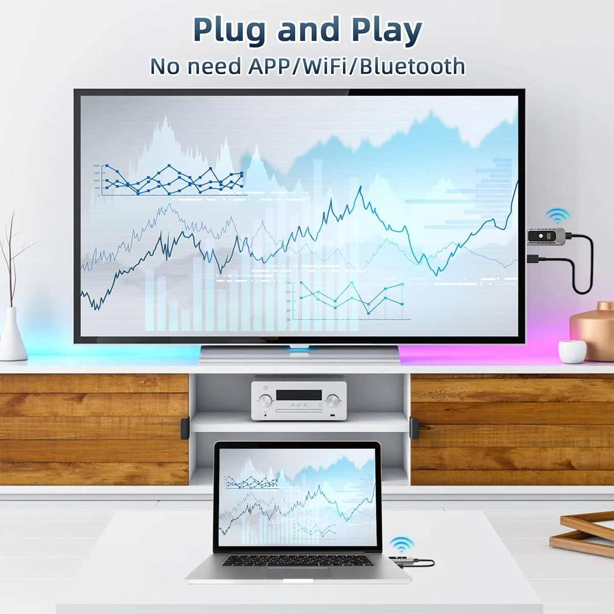 فرستنده و گیرنده HDMI بیسیم با قابلیت رمزگشایی 4K و خروجی 1080P، اتصال آسان، کیت توسعهدهنده HDMI بیسیم 2.4G/5G، قابل حمل برای پخش ویدیو و صدا از لپتاپ/کامپیوتر/پروژکتور به مانیتور فرستنده و گیرنده HDMI بیسیم با قابلیت رمزگشایی 4K و خروجی 1080P، اتصال آسان، کیت توسعهدهنده HDMI بیسیم 2.4G/5G، قابل حمل برای پخش ویدیو و صدا از لپتاپ/کامپیوتر/پروژکتور به مانیتور