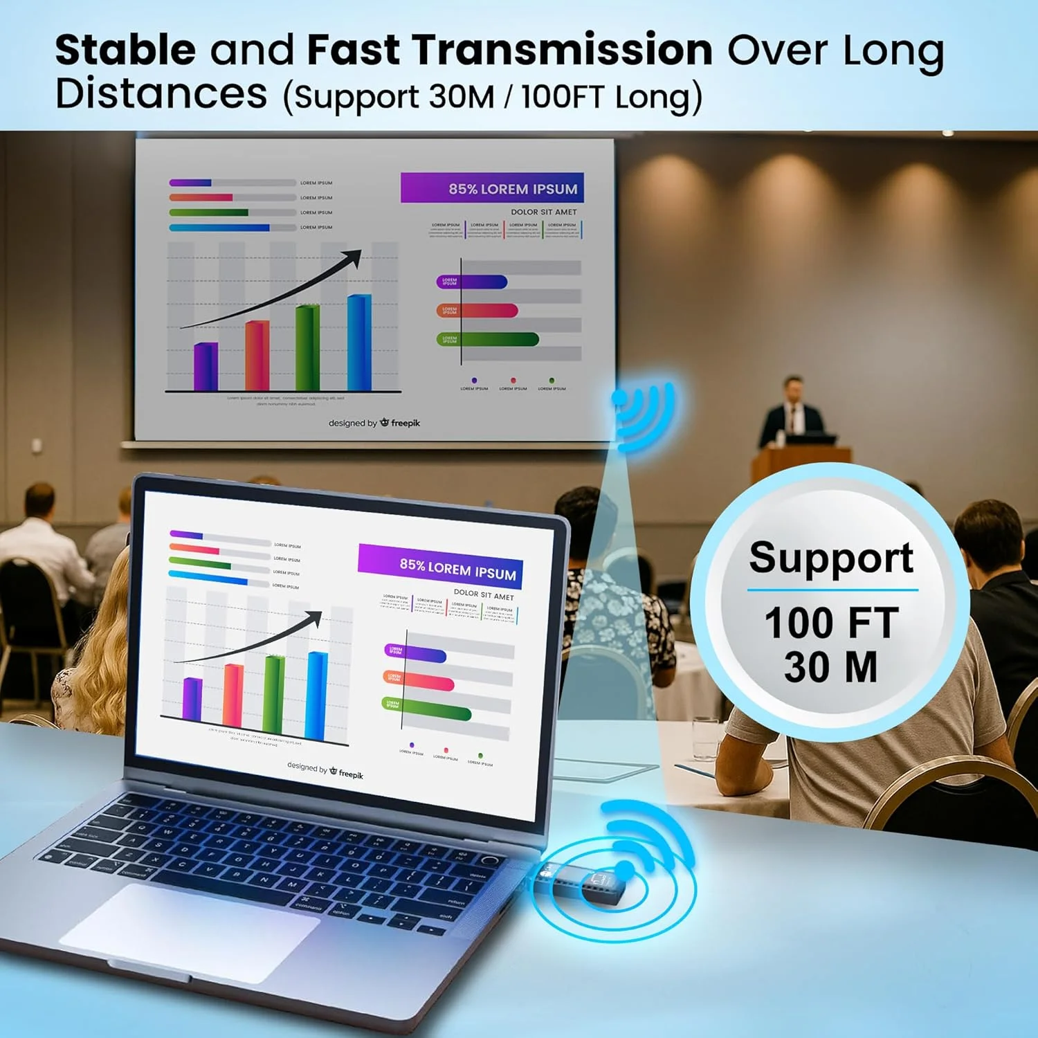 کیت فرستنده و گیرنده بیسیم HDMI مدل CR4 با برد 30 متر | ورودی 4K، خروجی 1080P، اتصال آسان 5G به همراه 4 آداپتور و جعبه هدیه | استریم از PC، لپتاپ، آیفون، اندروید، تیوی باکس به پروژکتور (مشکی) کیت فرستنده و گیرنده بیسیم HDMI مدل CR4 با برد 30 متر | ورودی 4K، خروجی 1080P، اتصال آسان 5G به همراه 4 آداپتور و جعبه هدیه | استریم از PC، لپتاپ، آیفون، اندروید، تیوی باکس به پروژکتور (مشکی)