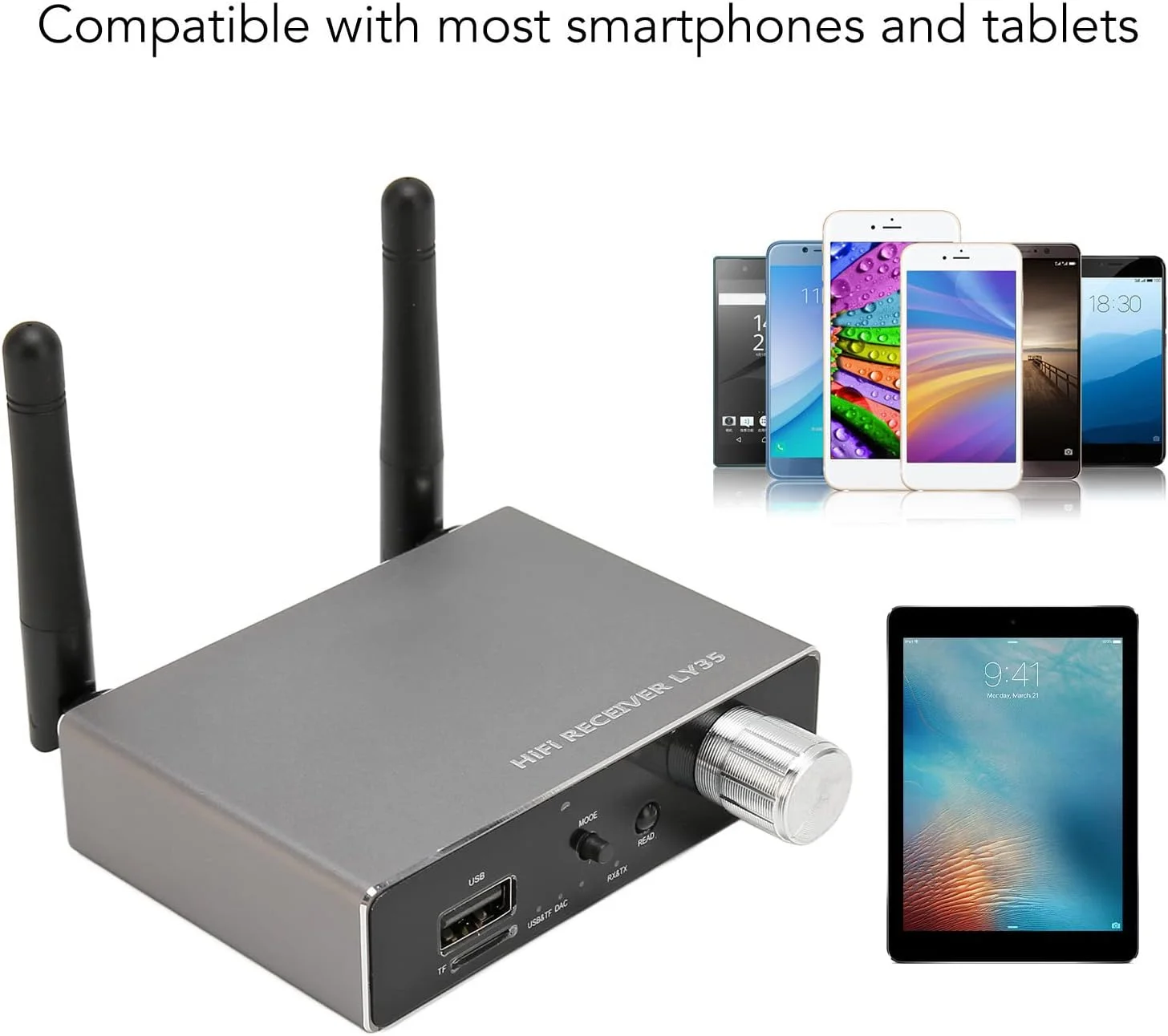 فرستنده گیرنده بلوتوث برای تلویزیون، گیرنده بلوتوث V5.3 سیستم استریو خانگی برای Toslink کواکسیال بلوتوث بی سیم مبدل دیجیتال به آنالوگ صدا فرستنده گیرنده بلوتوث برای تلویزیون، گیرنده بلوتوث V5.3 سیستم استریو خانگی برای Toslink کواکسیال بلوتوث بی سیم مبدل دیجیتال به آنالوگ صدا