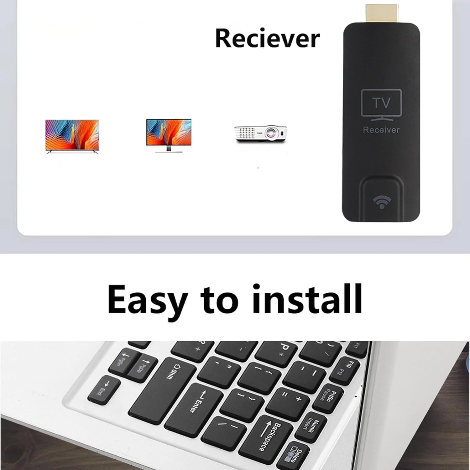 فرستنده و گیرنده بی سیم AV Bewinner، دو باند 2.4G 5G با قابلیت رمزگشایی 4K و خروجی 1080P 60Hz، کیت توسعه دهنده HDMI Plug and Play برای کامپیوتر، لپ تاپ، تلویزیون و پروژکتور فرستنده و گیرنده بی سیم AV Bewinner، دو باند 2.4G 5G با قابلیت رمزگشایی 4K و خروجی 1080P 60Hz، کیت توسعه دهنده HDMI Plug and Play برای کامپیوتر، لپ تاپ، تلویزیون و پروژکتور