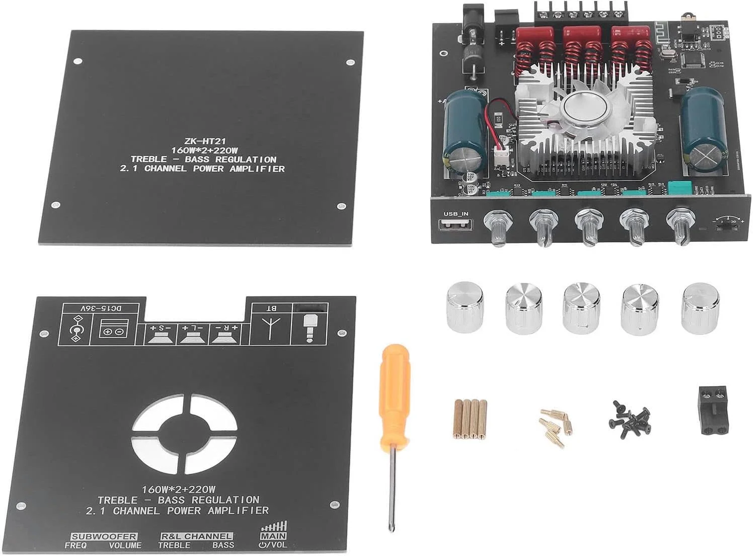 ماژول تقویت کننده صوتی، خروجی دو کاناله، برد تقویت کننده بلوتوث، برد گیرنده صوتی استریو DC15 تا 36 ولت ماژول تقویت کننده صوتی، خروجی دو کاناله، برد تقویت کننده بلوتوث، برد گیرنده صوتی استریو DC15 تا 36 ولت