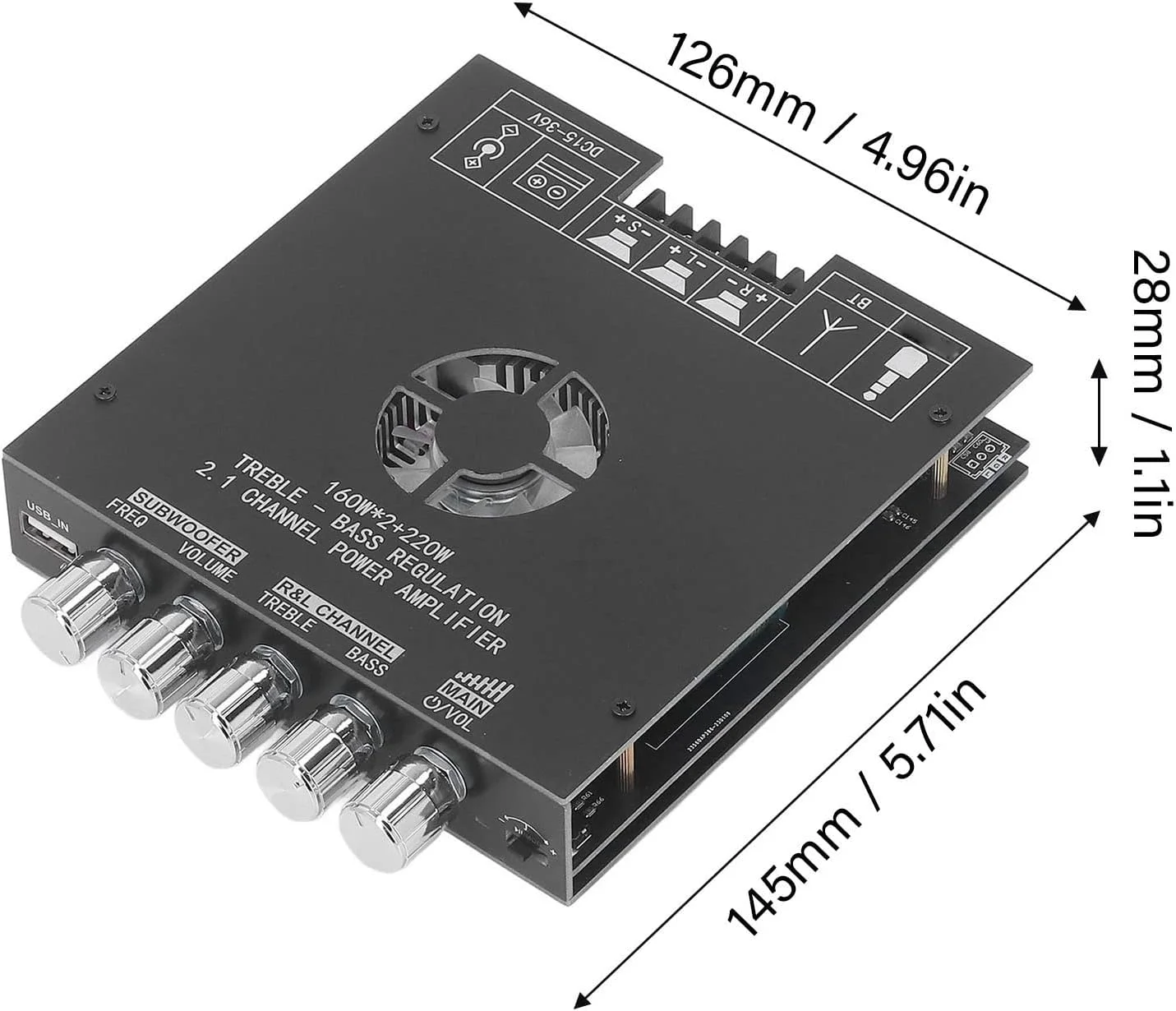 ماژول تقویت کننده صوتی، خروجی دو کاناله، برد تقویت کننده بلوتوث، برد گیرنده صوتی استریو DC15 تا 36 ولت ماژول تقویت کننده صوتی، خروجی دو کاناله، برد تقویت کننده بلوتوث، برد گیرنده صوتی استریو DC15 تا 36 ولت