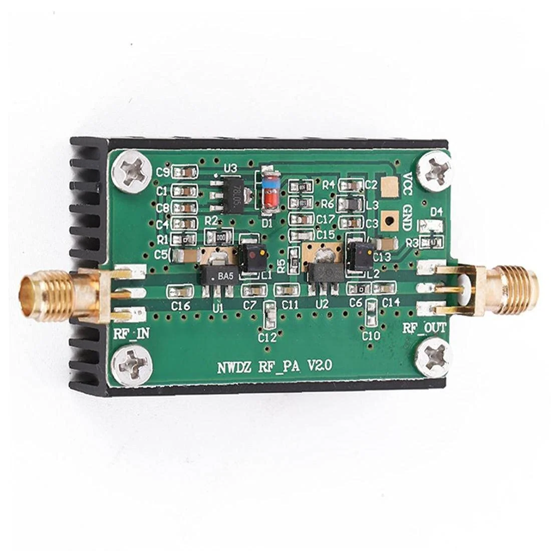 تقویت کننده توان RF 2 700MHz فرستنده پهن باند RF موج کوتاه سبز، تقویت کننده RF تقویت کننده توان RF 2 700MHz فرستنده پهن باند RF موج کوتاه سبز، تقویت کننده RF
