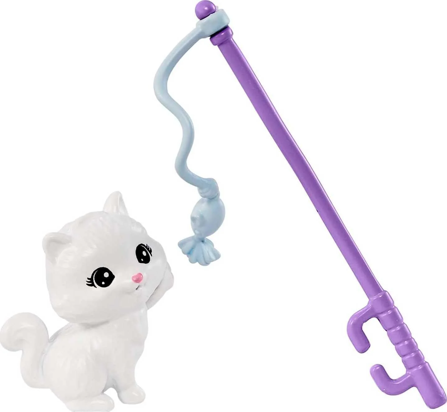 عروسک باربی و خانه گربه به همراه حیوانات خانگی و لوازم جانبی، اسباب بازی برای کودکان 3 سال به بالا