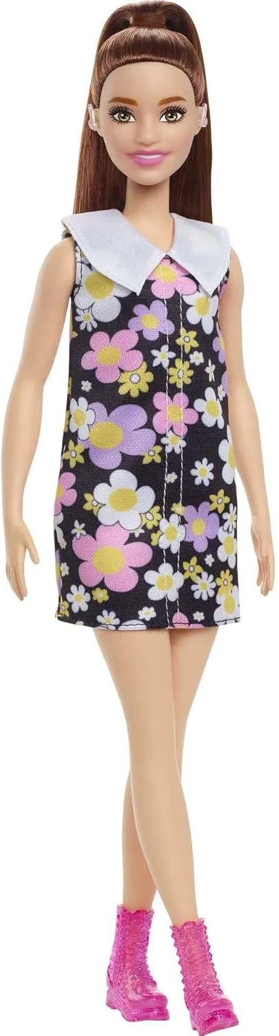 عروسک باربی فاشیونیستاز مدل ۱۸۷، پیراهن شیفت، سمعک، ۳ تا ۸ سال
