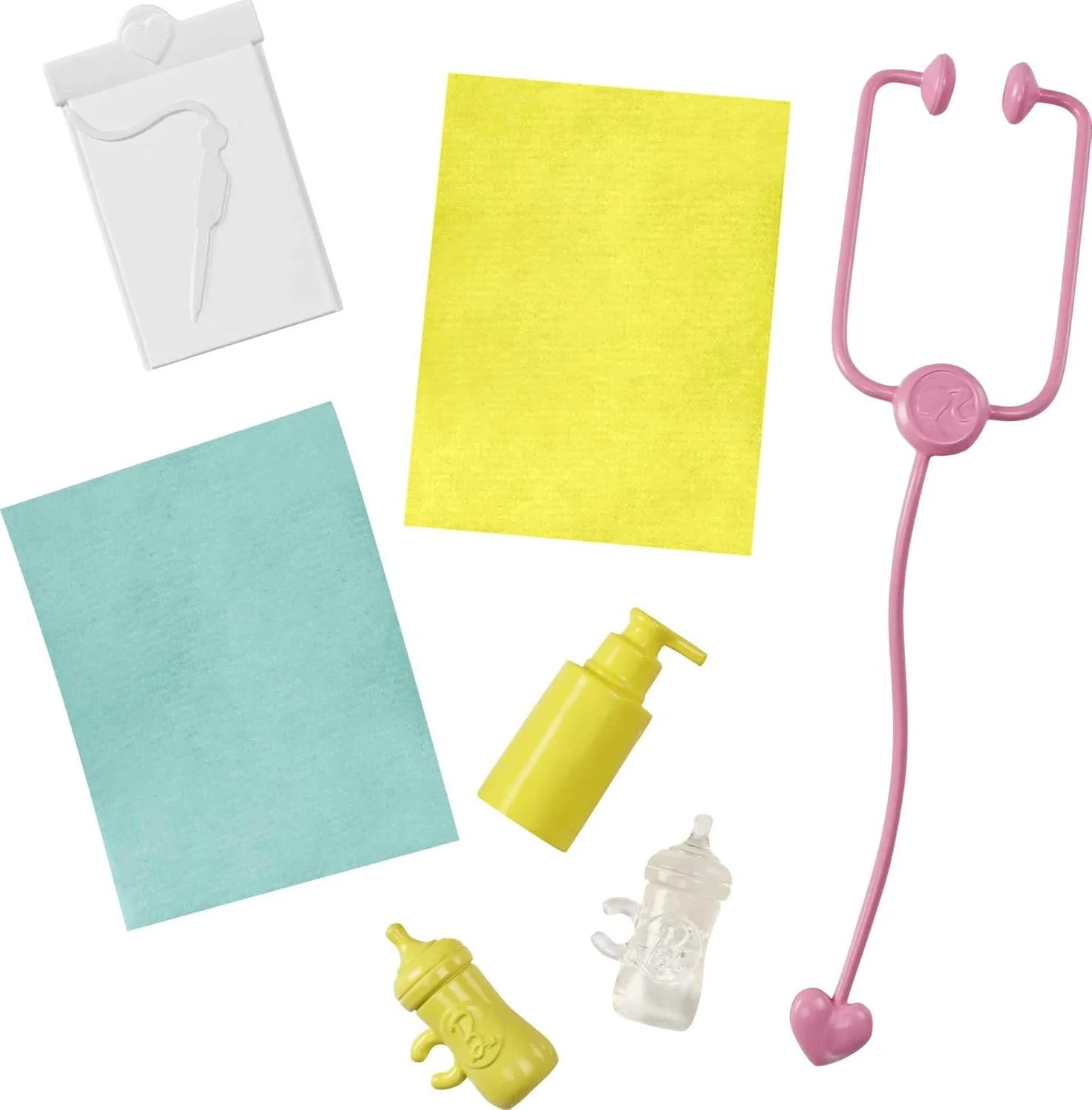 عروسک و مجموعه بازی مشاغل باربی، تم پزشک نوزاد با عروسک فشن مو قهوه ای، 2 عروسک نوزاد، مبلمان و لوازم جانبی عروسک و مجموعه بازی مشاغل باربی، تم پزشک نوزاد با عروسک فشن مو قهوه ای، 2 عروسک نوزاد، مبلمان و لوازم جانبی