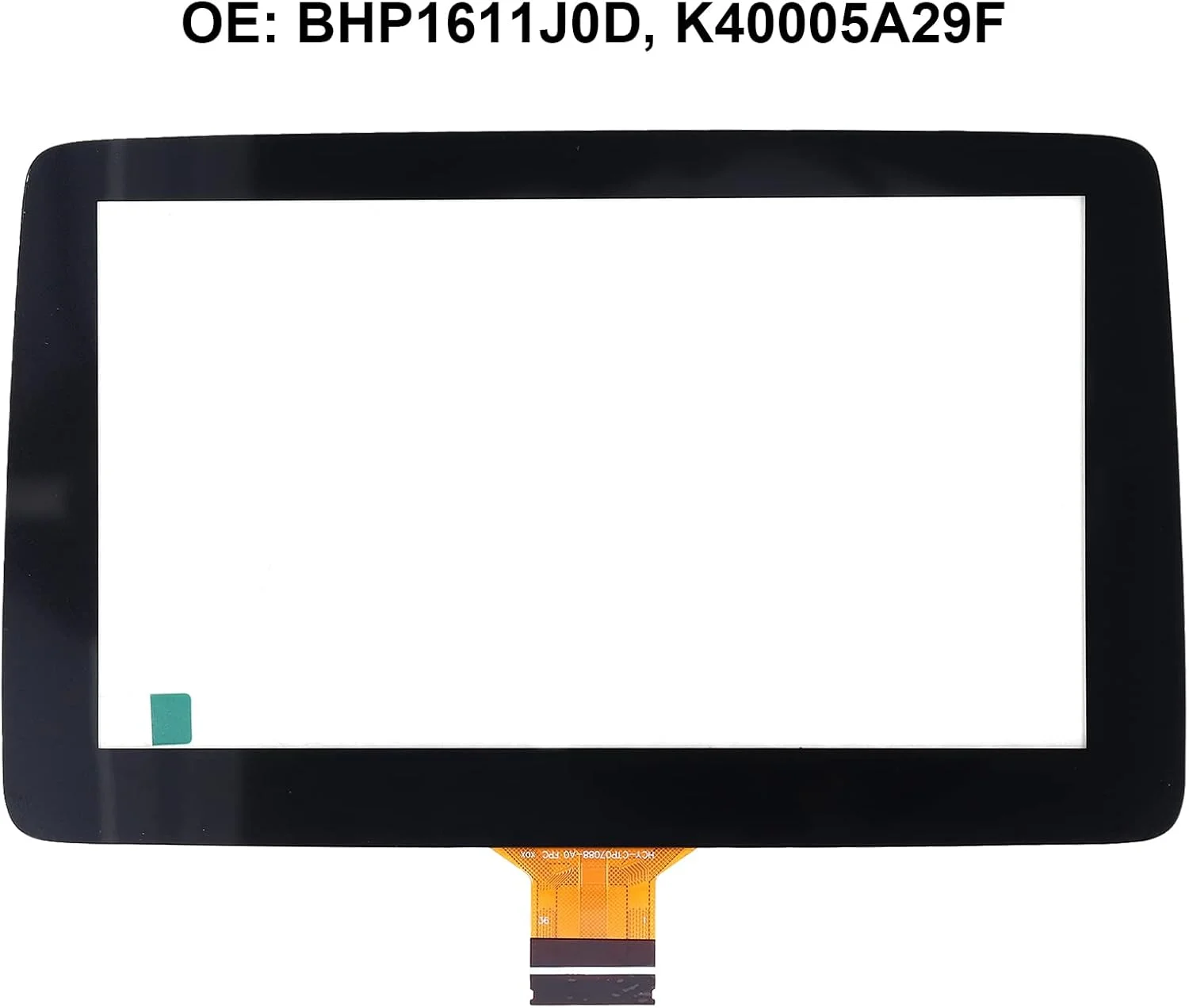 صفحه نمایش لمسی 7 اینچی شیشه ای جایگزین شفاف اکریلیک K40005A29F برای مزدا 3 مدل 2014-2016