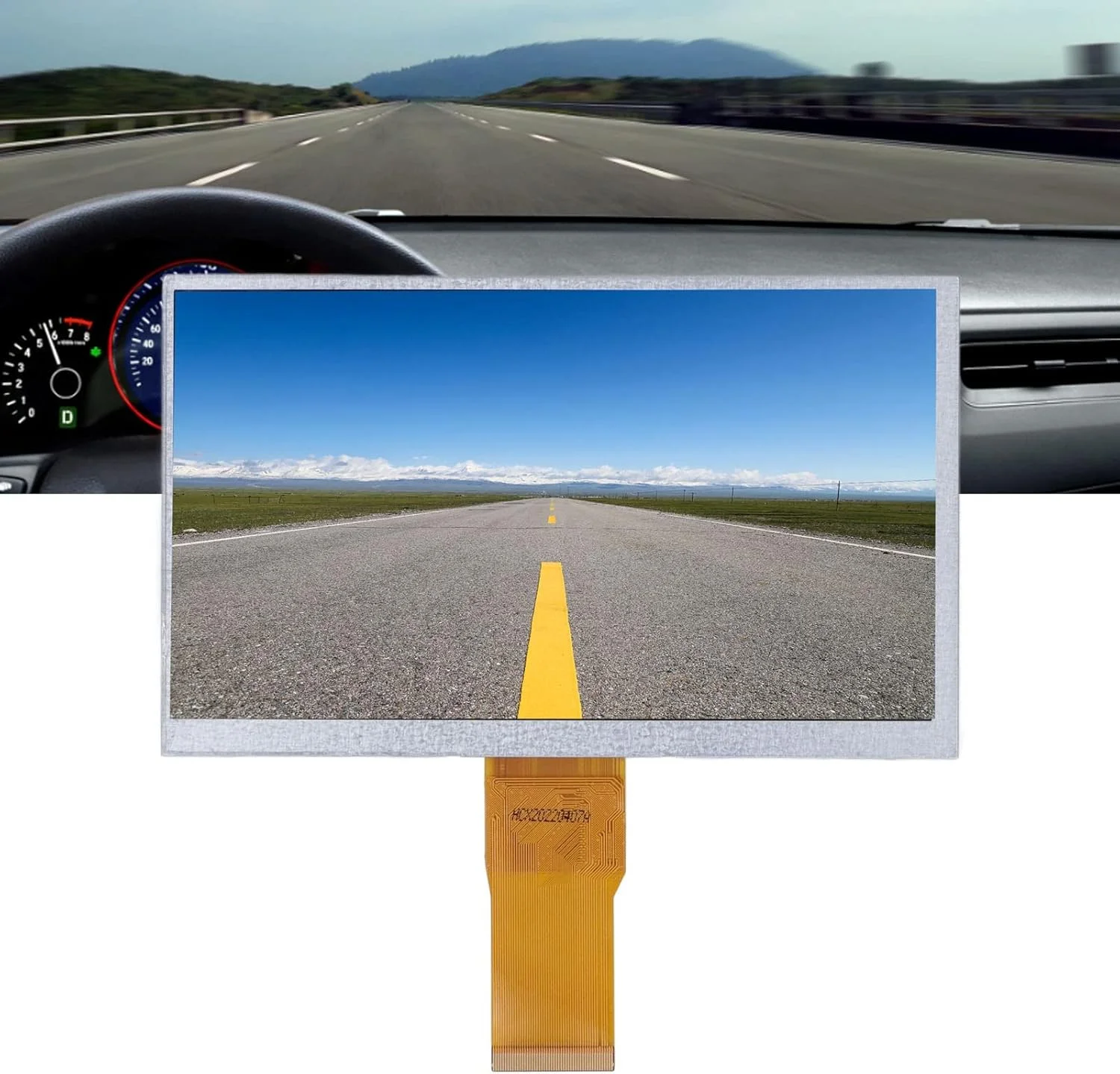 صفحه نمایش 7 اینچی IPS LCD، نصب آسان ماژول نمایشگر HD IPS 1024x600 پشتیبانی از عملکرد لمسی برای دستگاه های دستی