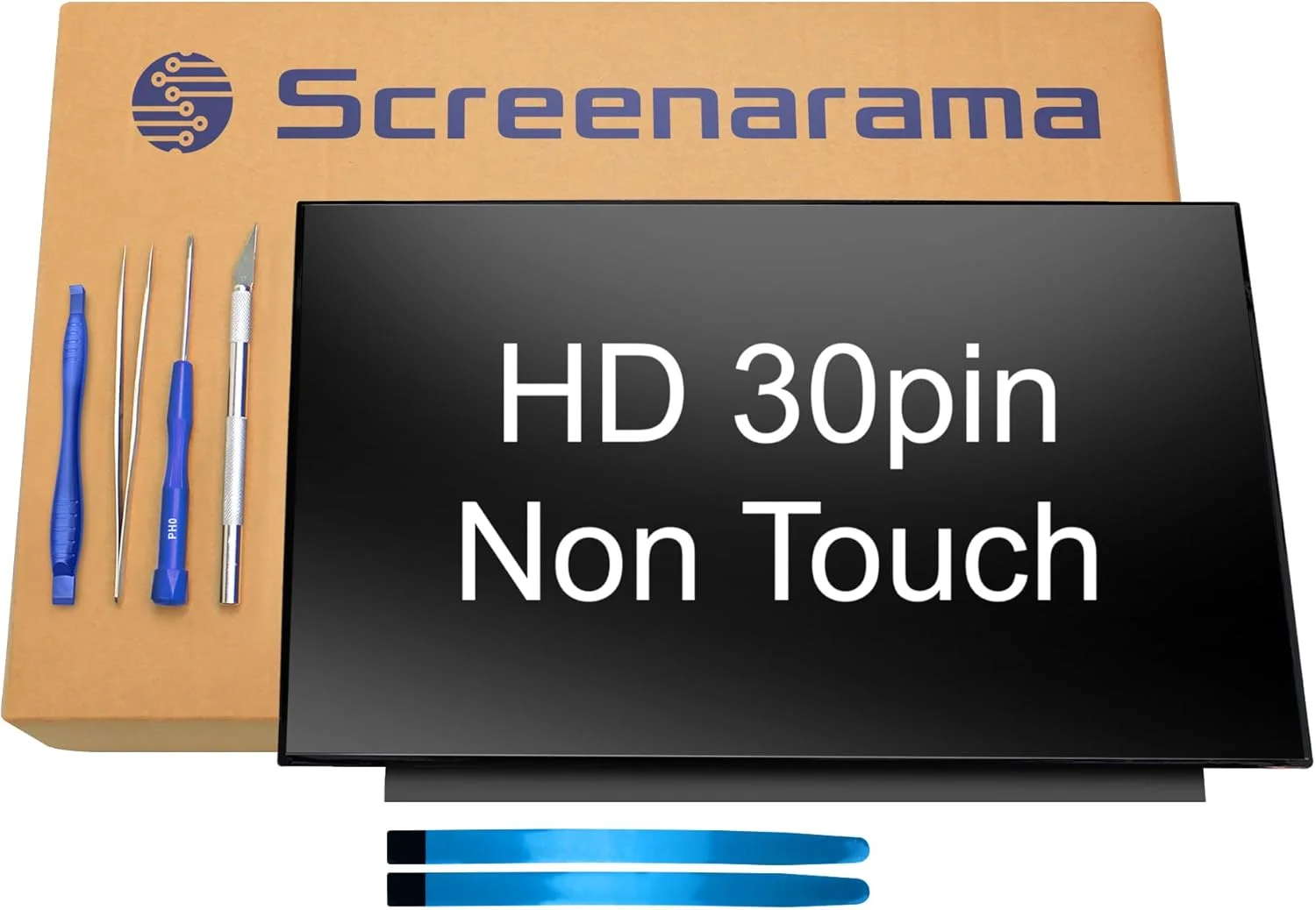 صفحه نمایش جایگزین جدید SCREENARAMA برای N156BGA-EA3 REV.C2، بدون زبانه، HD 1366x768، مات، LCD LED به همراه ابزار