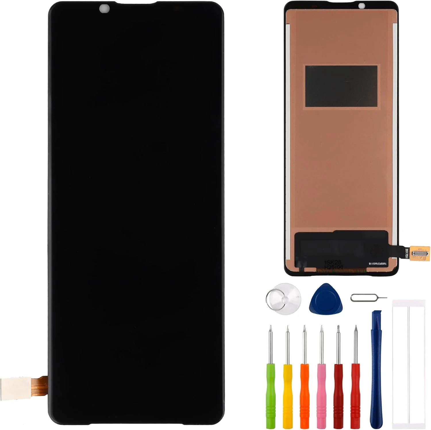 صفحه نمایش جایگزین E-YIIVIIL سازگار با Sony Xperia 5 II SO-52A صفحه نمایش LCD لمسی 6.1 اینچی همراه با ابزار