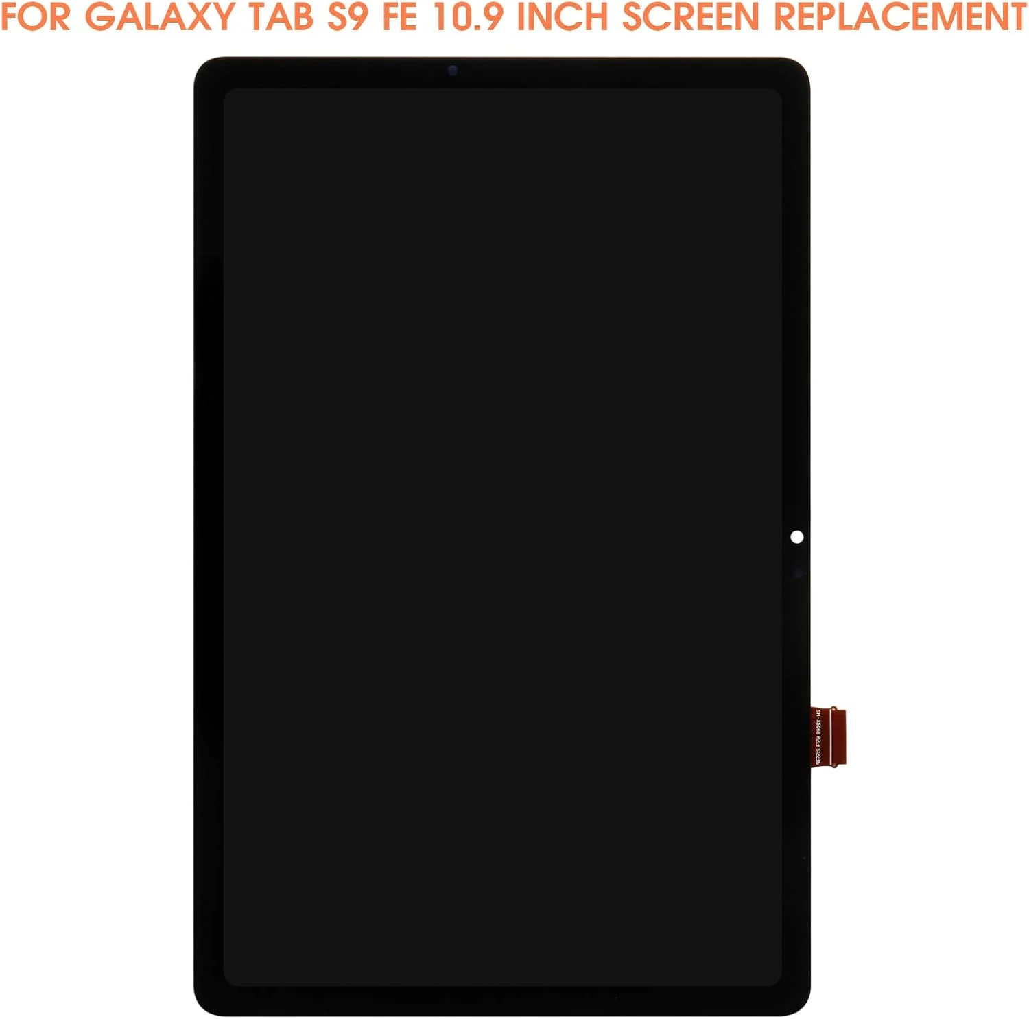 صفحه نمایش LCD برای تبلت سامسونگ Galaxy Tab S9 Fe، صفحه نمایش LCD برای Galaxy Tab S9 Fe SM-X510، SM-X516B 10.9 اینچی، مجموعه تعویض دیجیتایزر صفحه لمسی + کیت تعمیر (مشکی)